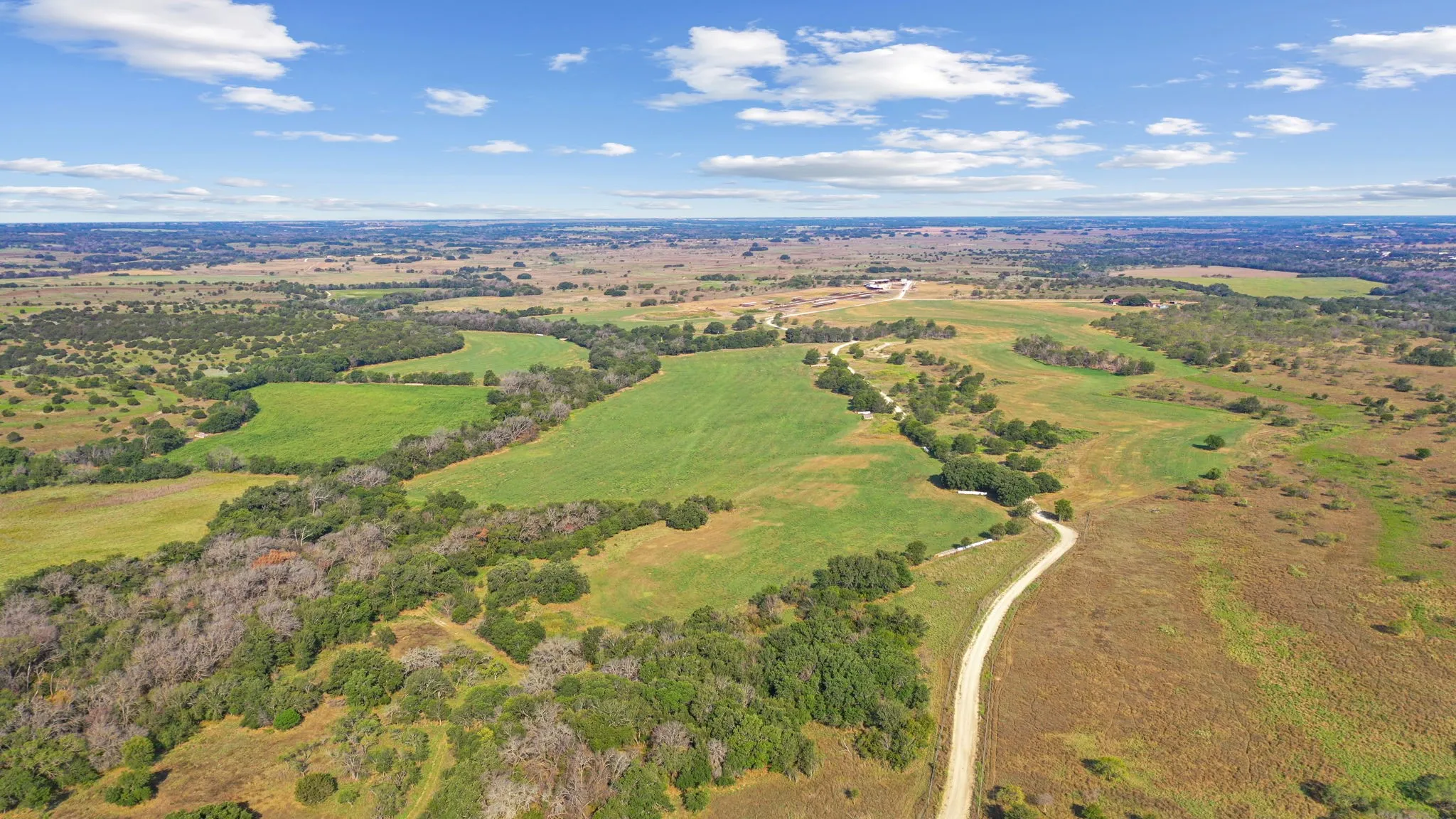 Drone / aerial view with a rural view