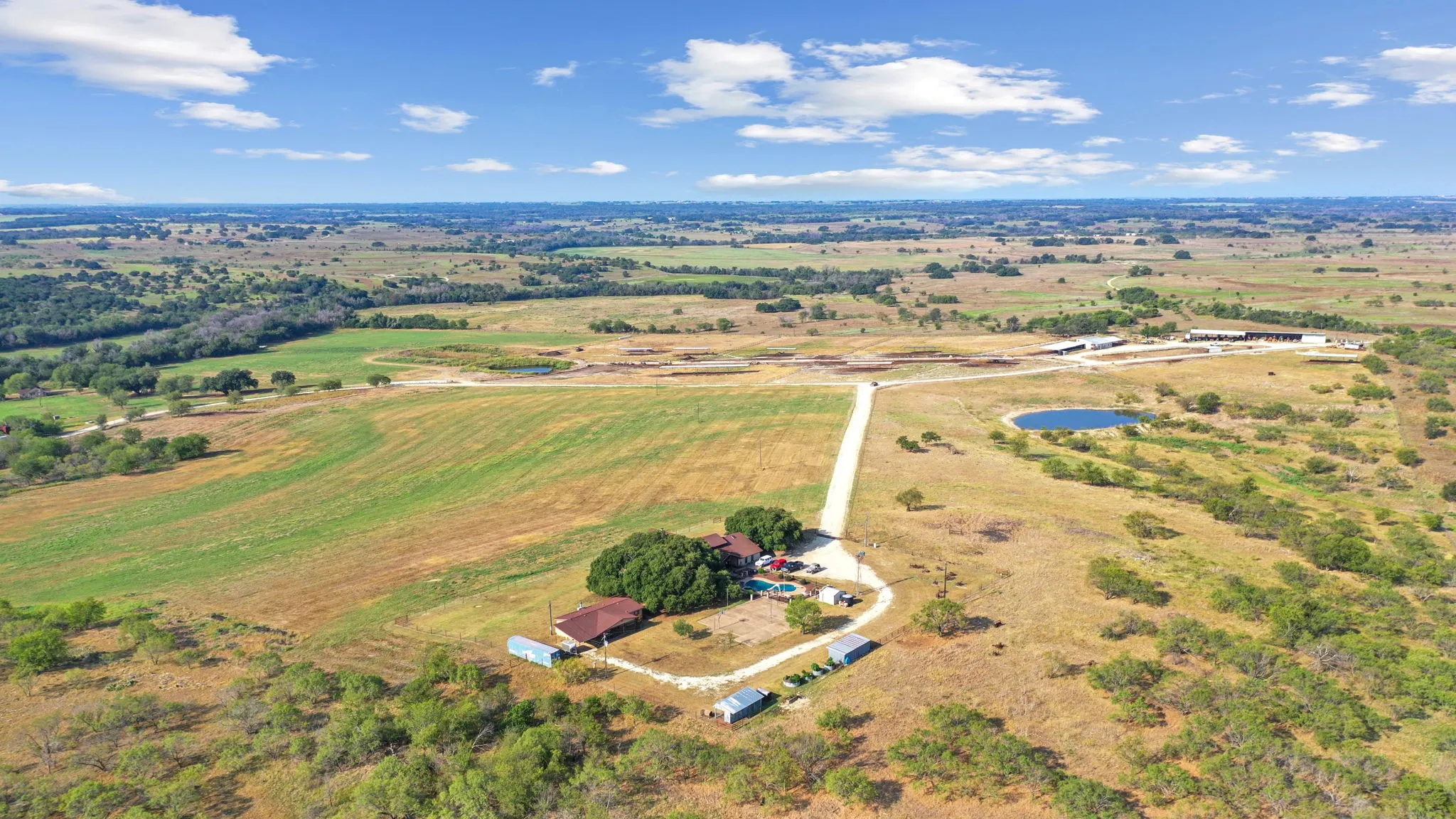 Drone / aerial view featuring a rural view