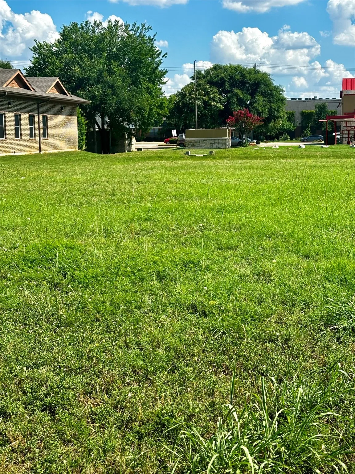 North side of land looking south
