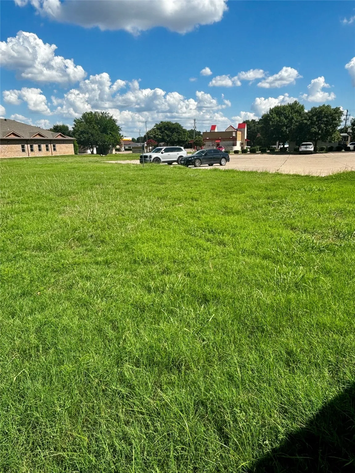 Northwest view of land looking to the southeast