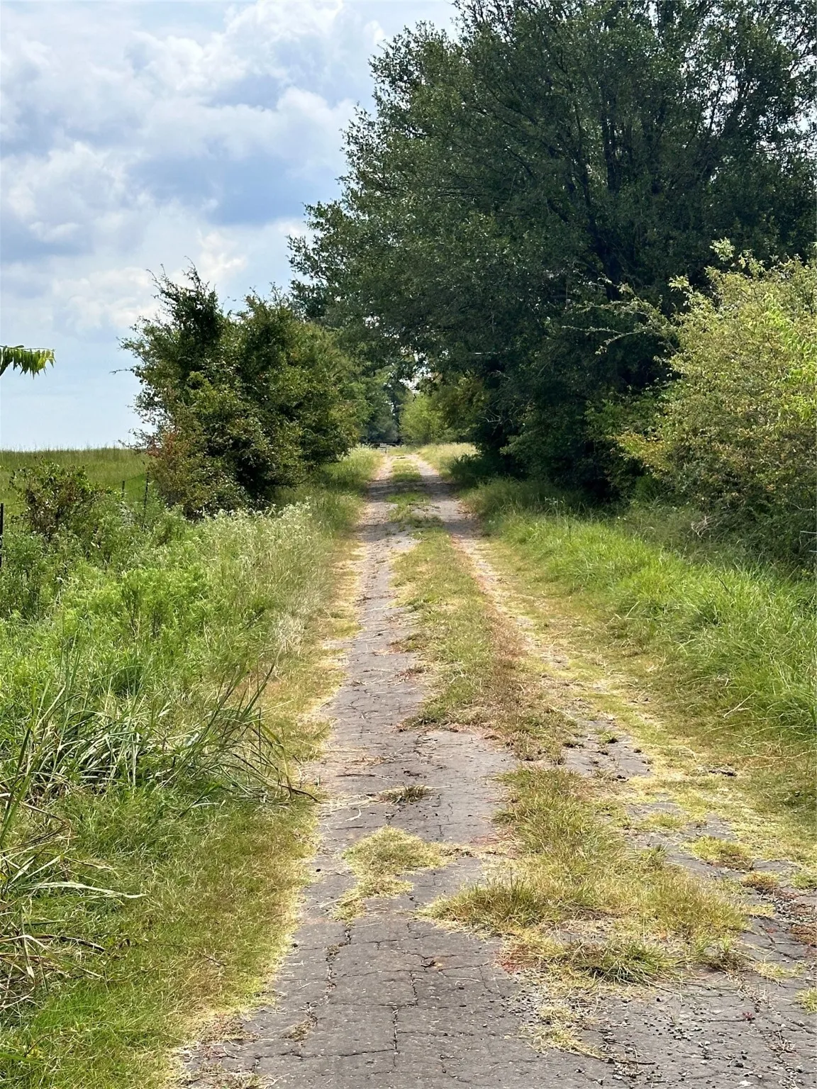 This is CR 2422 and the gate is at the top of the road.