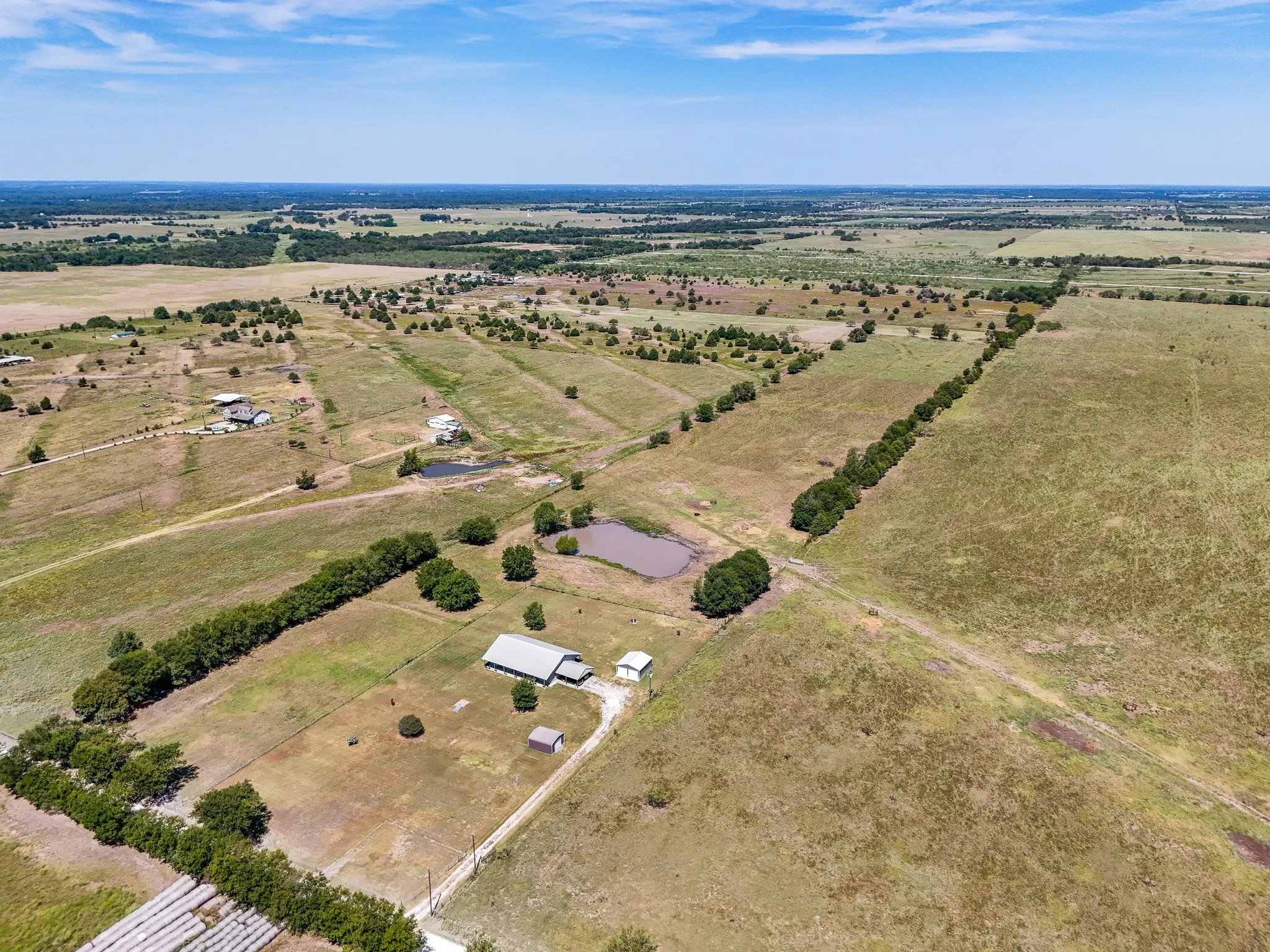 Bird's eye view featuring a rural view