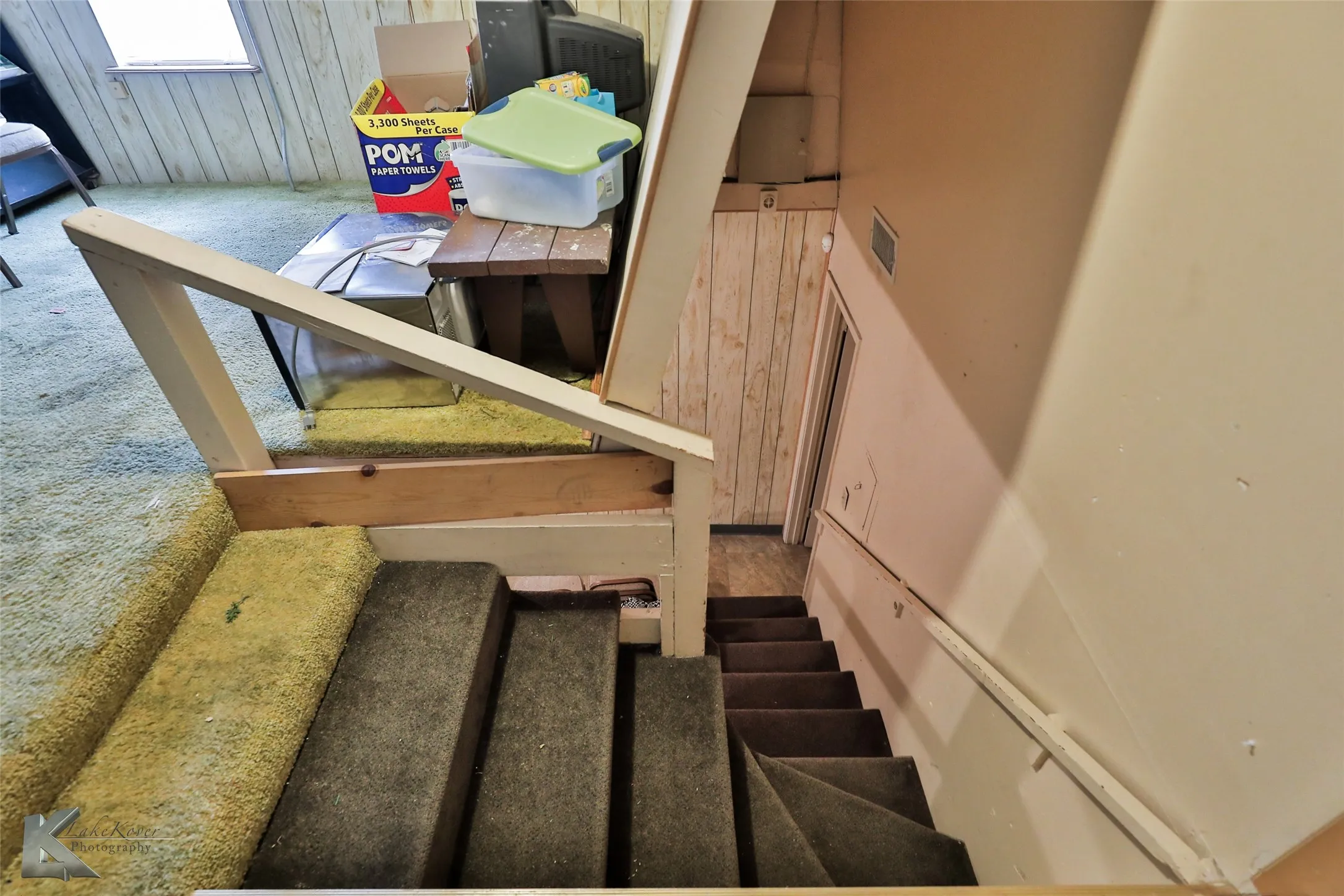 View of stairway