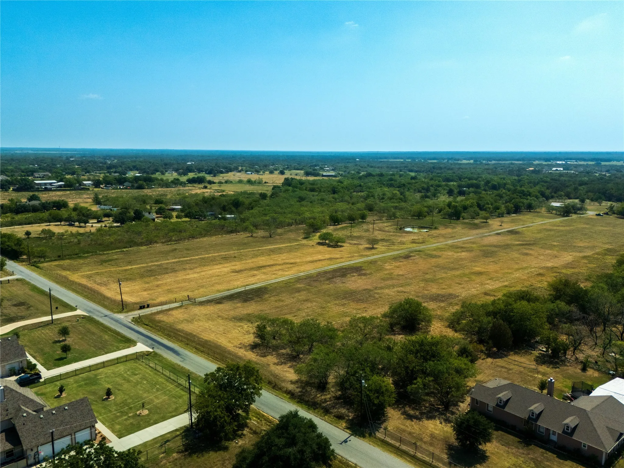 Aerial view featuring a rural view