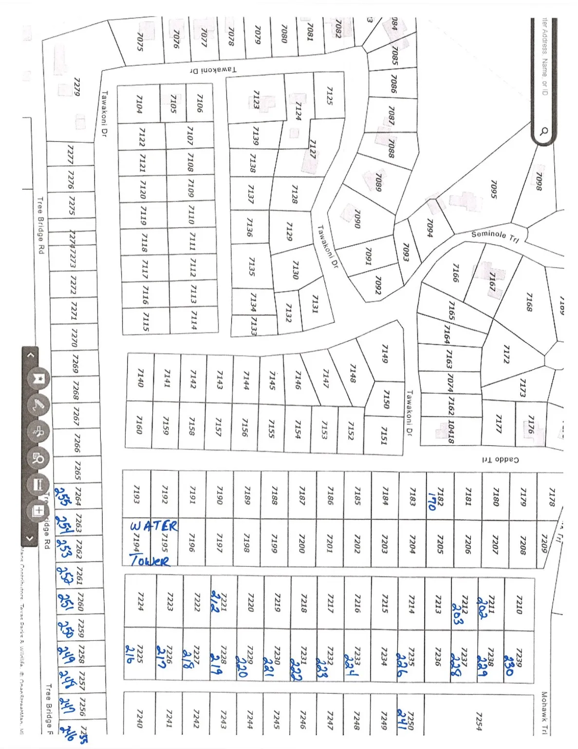 Map location