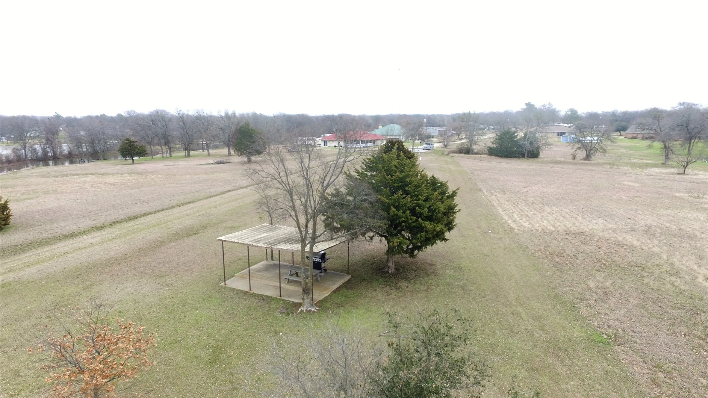 Bird's eye view featuring a rural view