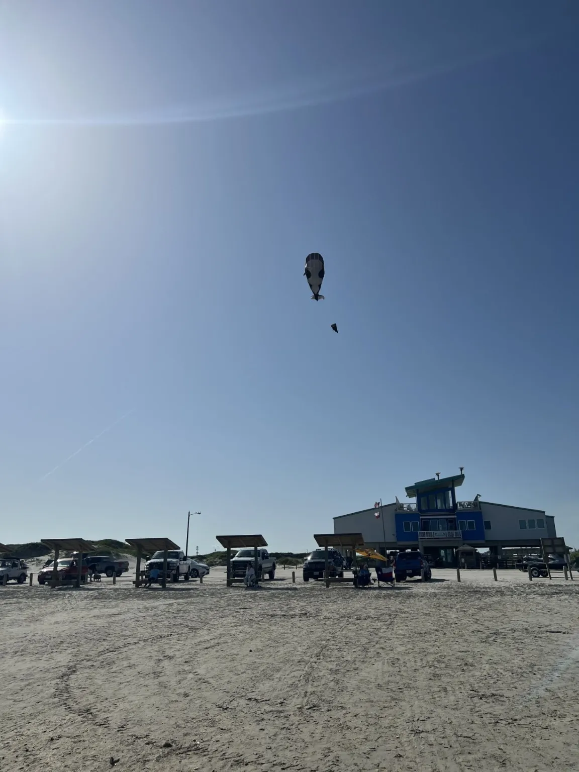 Port A beach Parking and Park Ranger Office