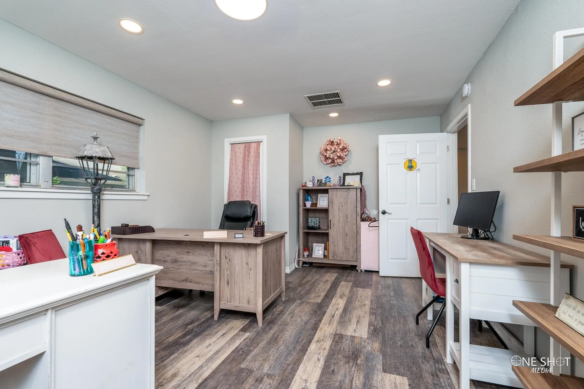 Office with private bathroom