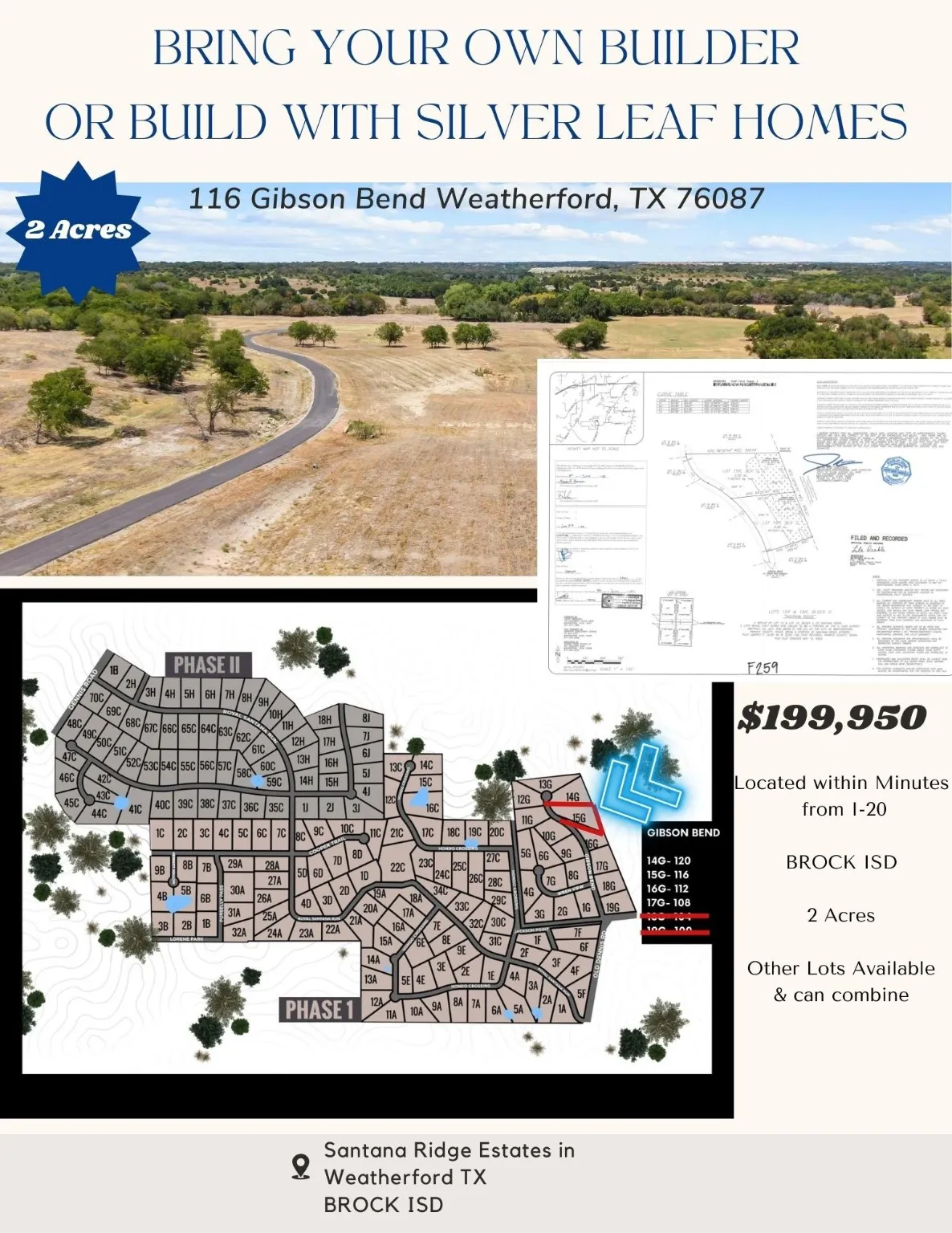 Unimproved Land For Sale in Parker County , 116 Gibson Bend, Weatherford, Texas 76087, 0, 0, Garage spaces, 0 Sqft, built in 0, Price $199,950, mls#20726460, Real Estate Agent in Weatherford, Homes For Sale in Parker county, Homes For Sale in Weatherford, Realtor in Weatherford Texas, Real Estate Brokerage Independent Realty Texas, Luminita Cordes Realtor