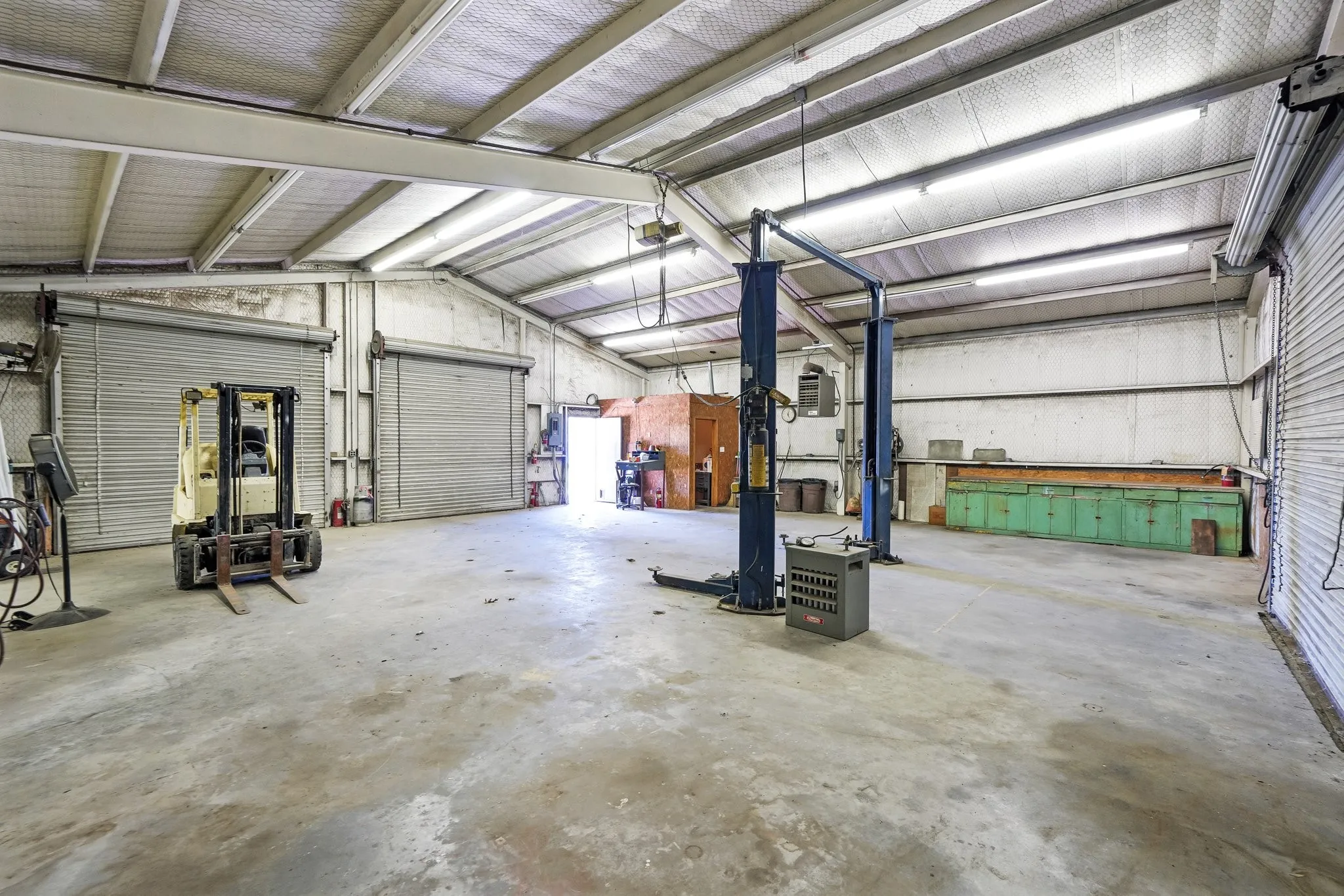 View of work area