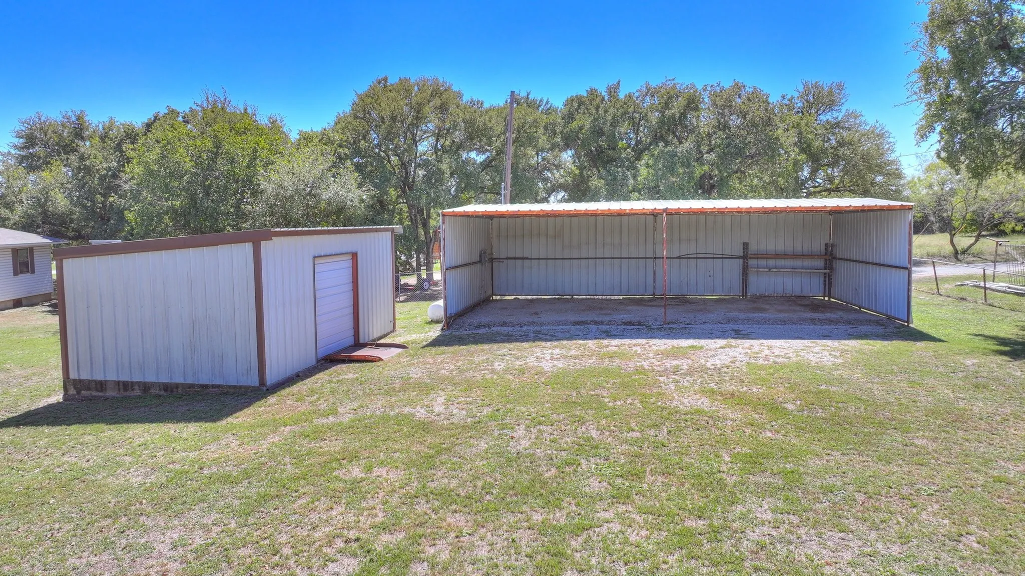 Equipment Shed and well house