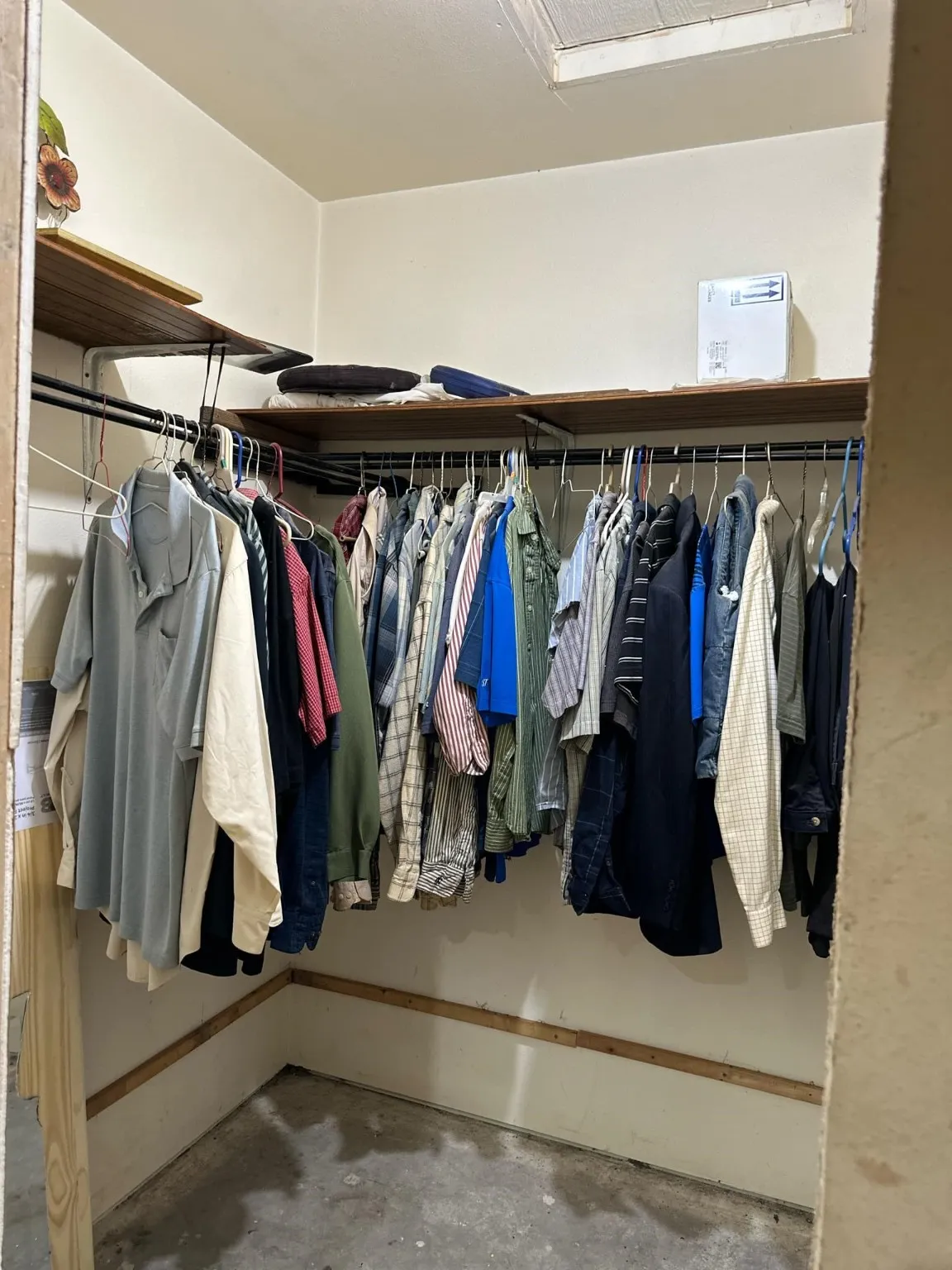 View of spacious closet