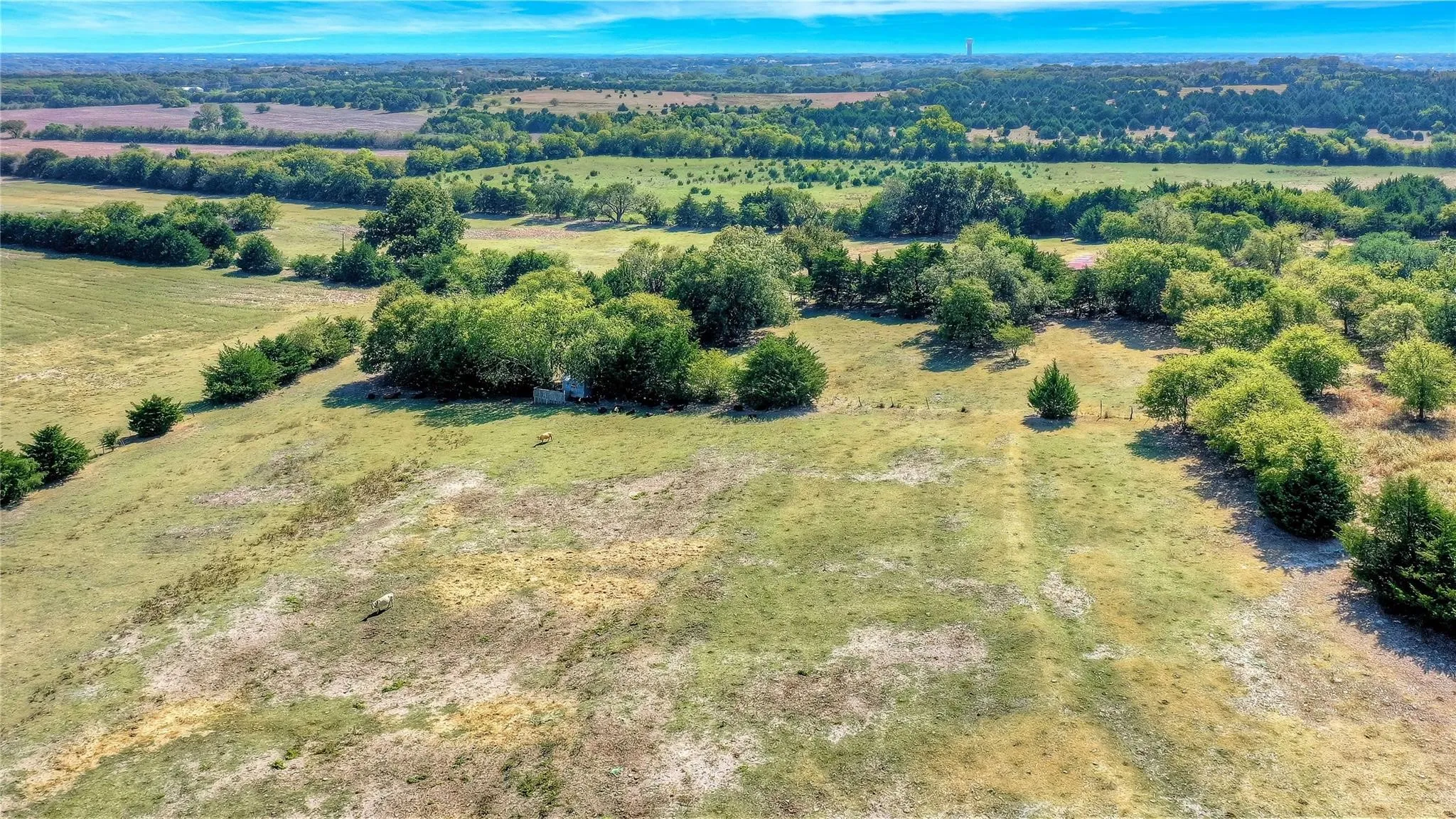 Drone / aerial view with a rural view