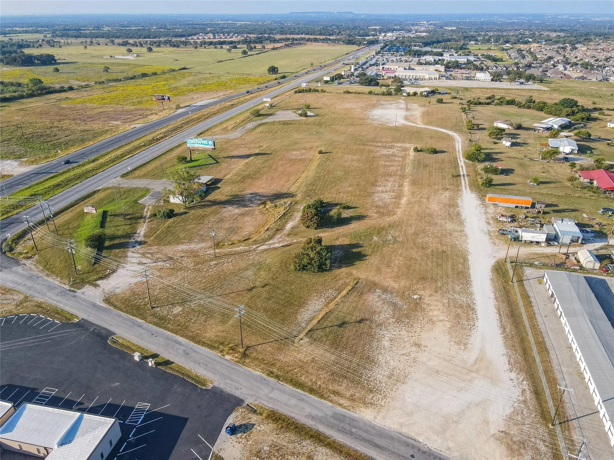 Drone / aerial view with a rural view