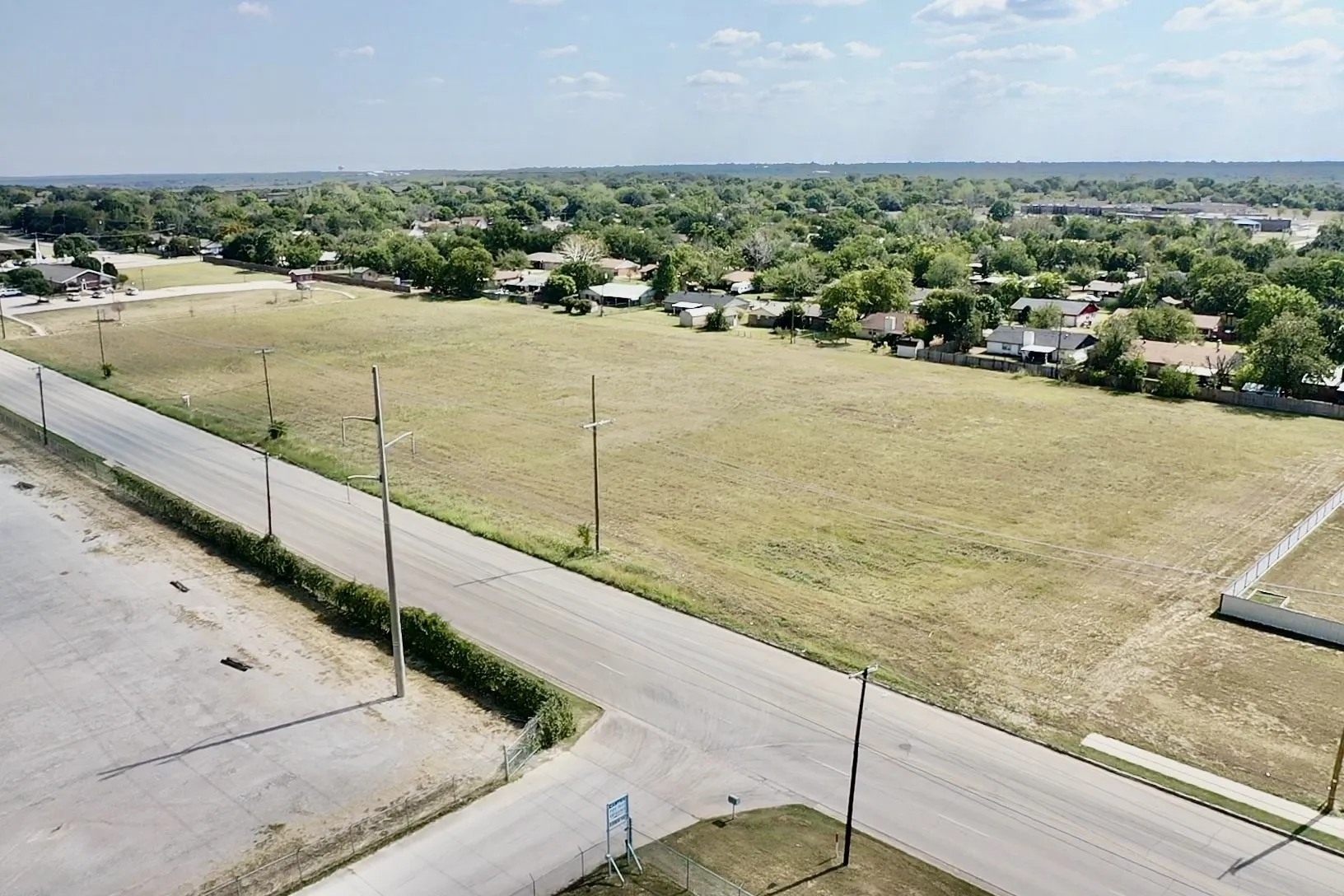 View from the NW looking SE
