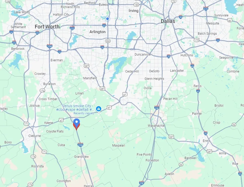 Map location
