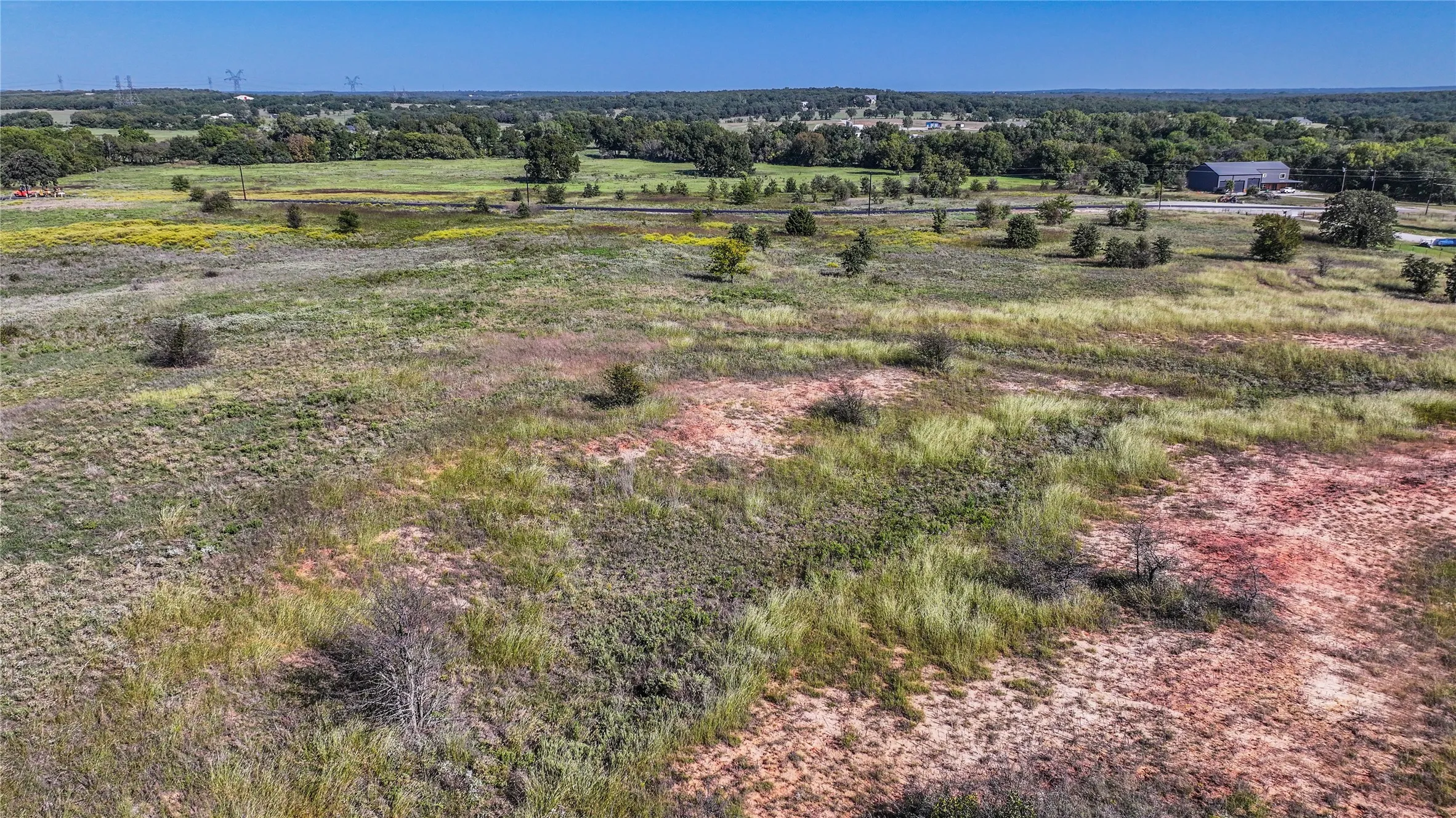 Aerial view featuring a rural view