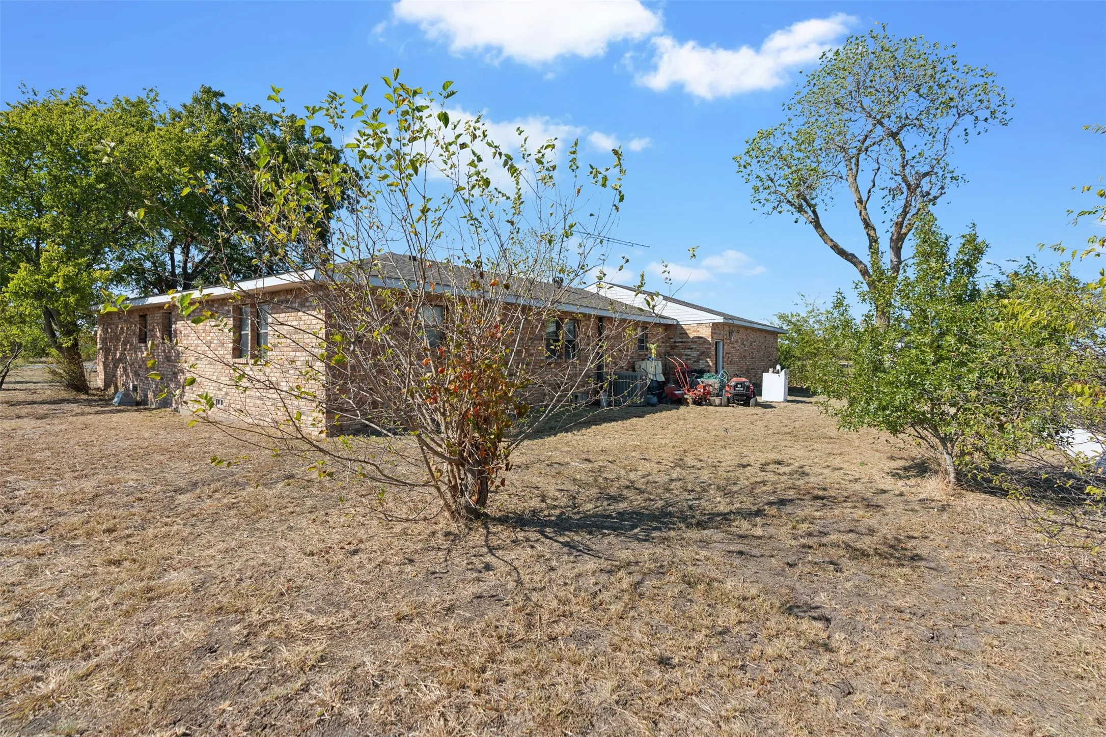 View of rear view of property