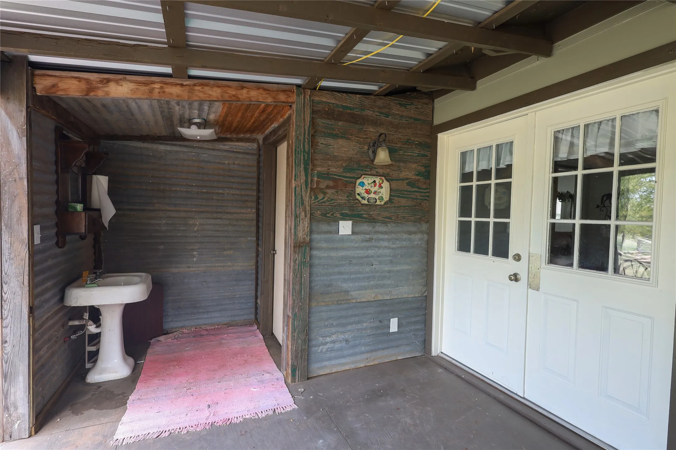 View of exterior entry