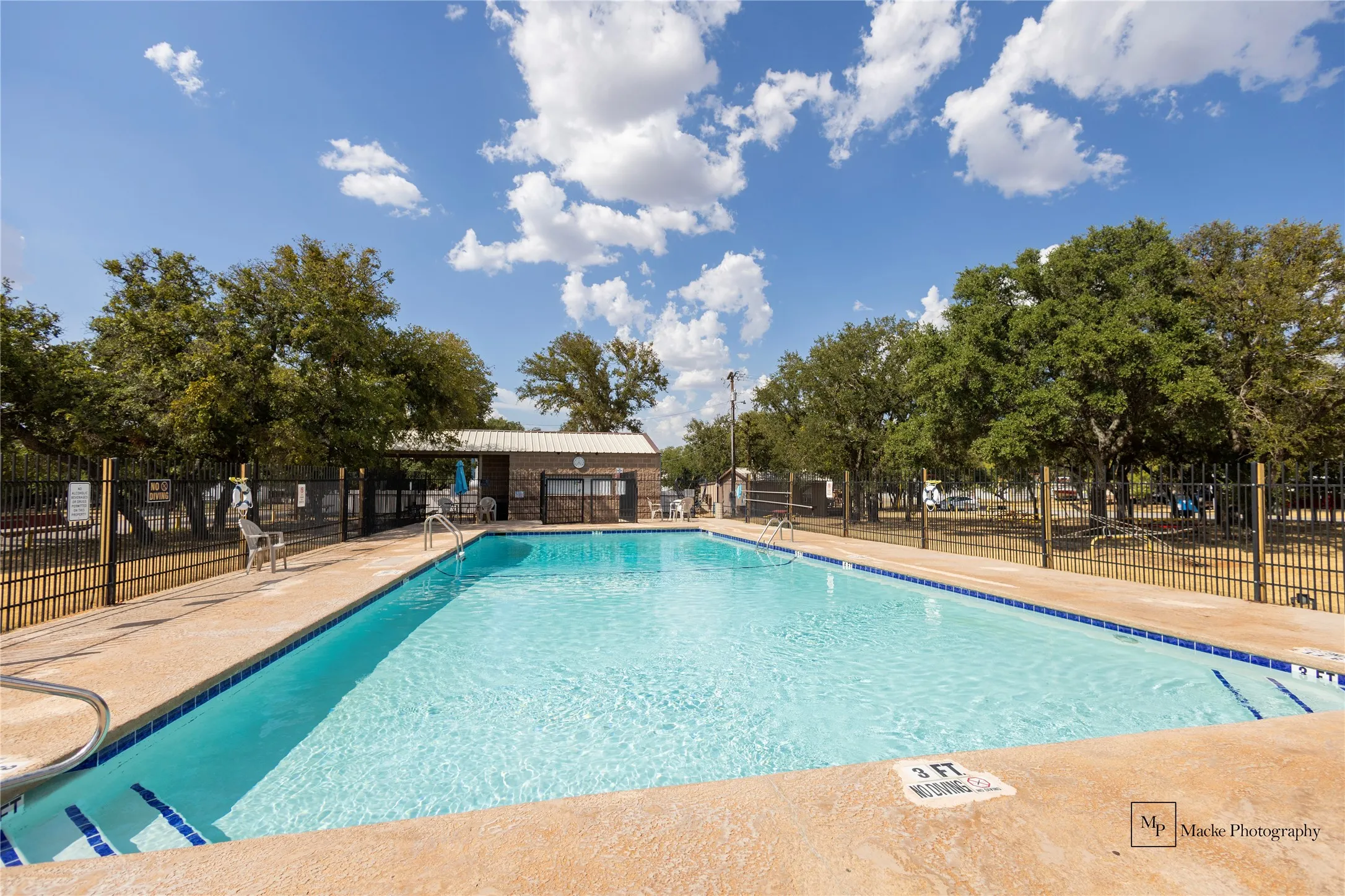 View of pool