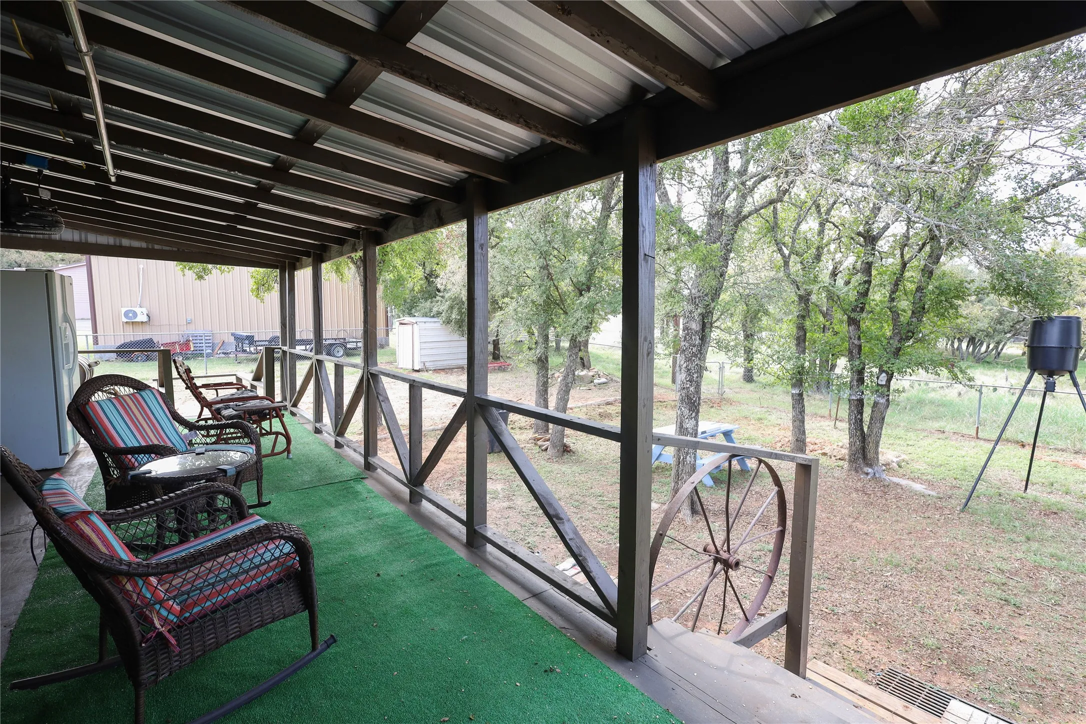 View of patio