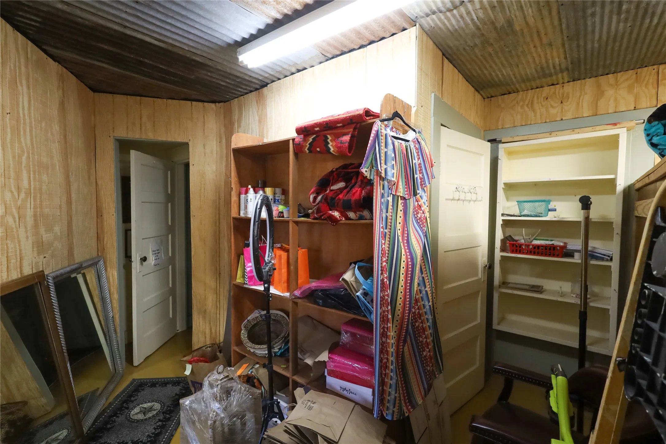View of storage room
