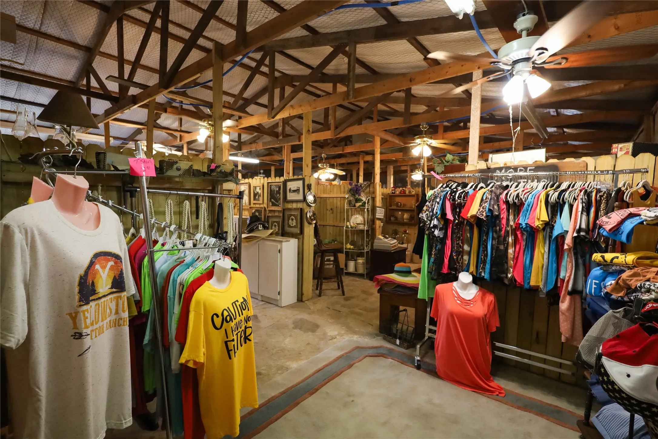View of stable featuring washer / clothes dryer