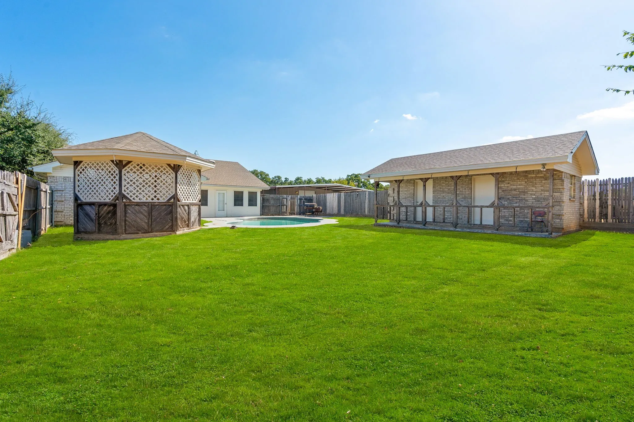 View of yard with a patio area