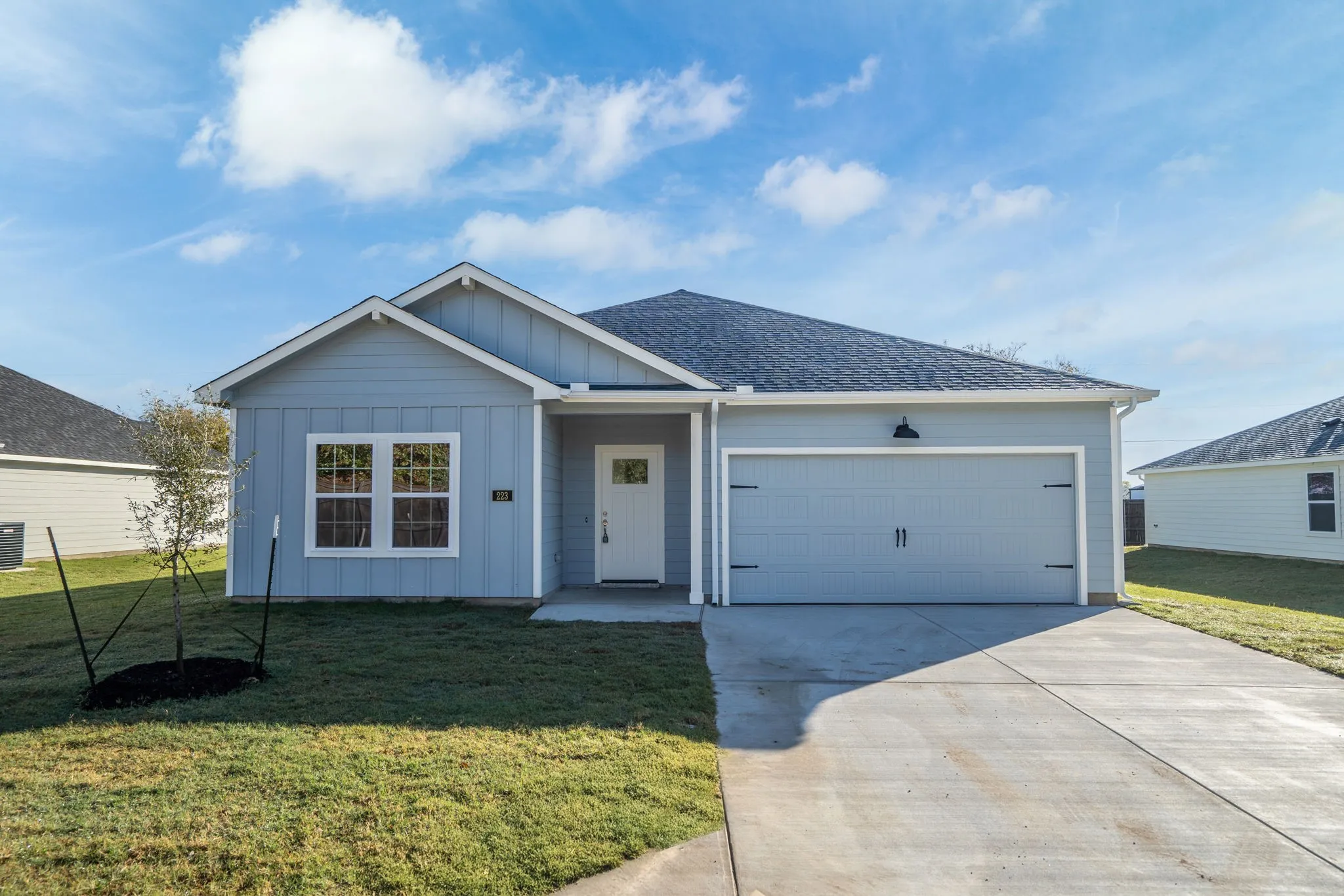 Single Family Residence For Sale in Grayson County , 223 Faith Lane, Tioga, Texas 76271, 3 Bedroom, 2 Bathroom, 2 Garage spaces, 1,522 Sqft, built in 2024, New Construction - Complete, mls#20763150, Real Estate Agent in Tioga, Homes For Sale in Grayson county, Homes For Sale in Tioga, Realtor in Tioga Texas, Real Estate Brokerage Independent Realty Texas, Luminita Cordes Realtor