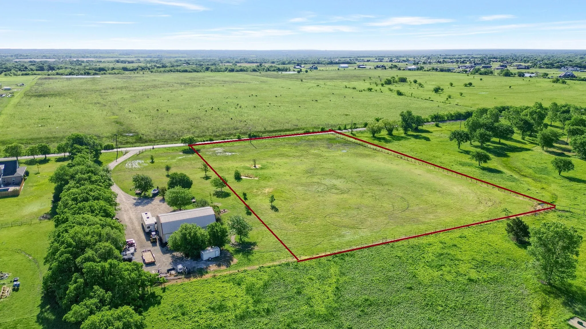 Drone / aerial view featuring a rural view
