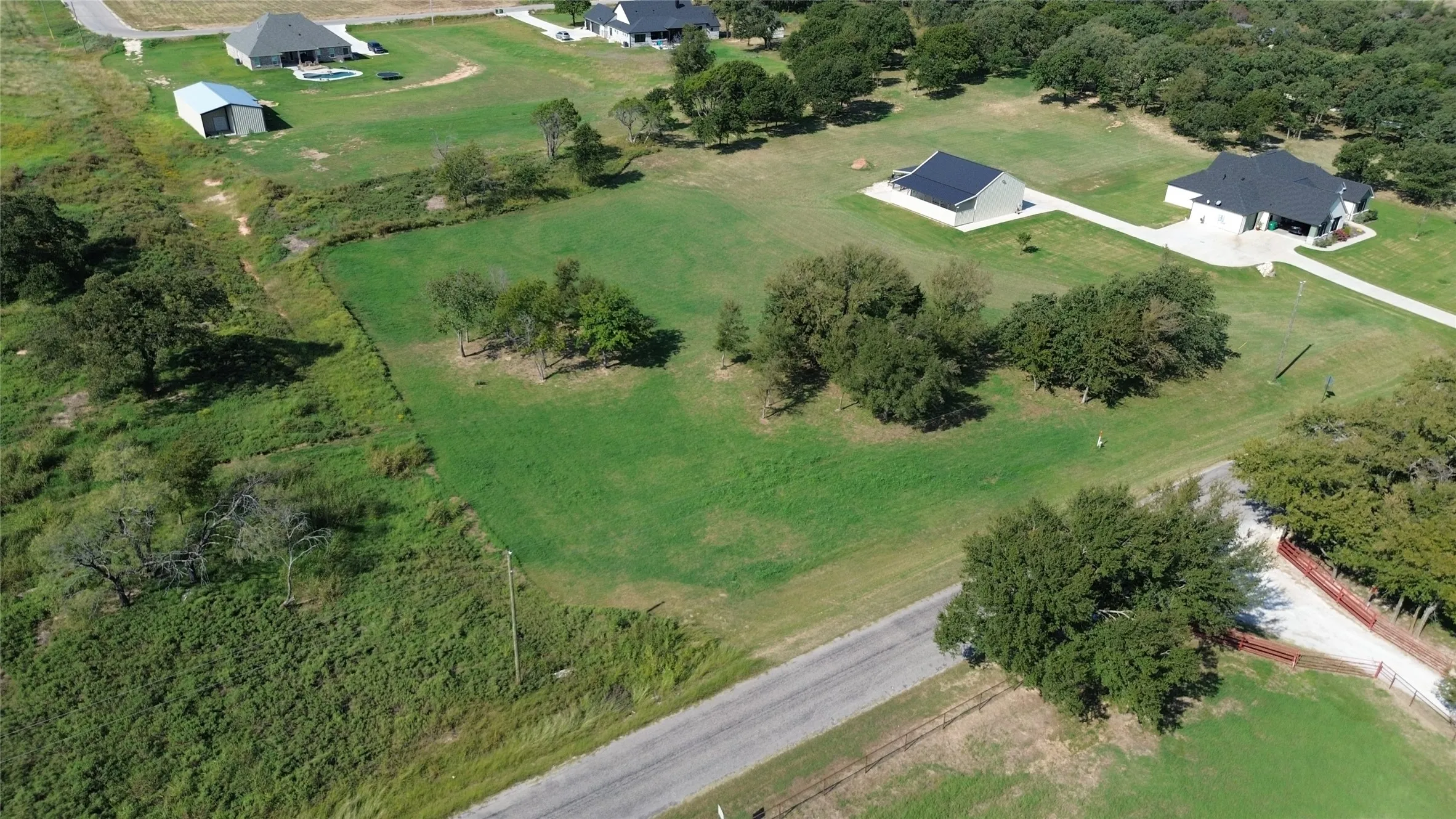 Drone / aerial view with a rural view