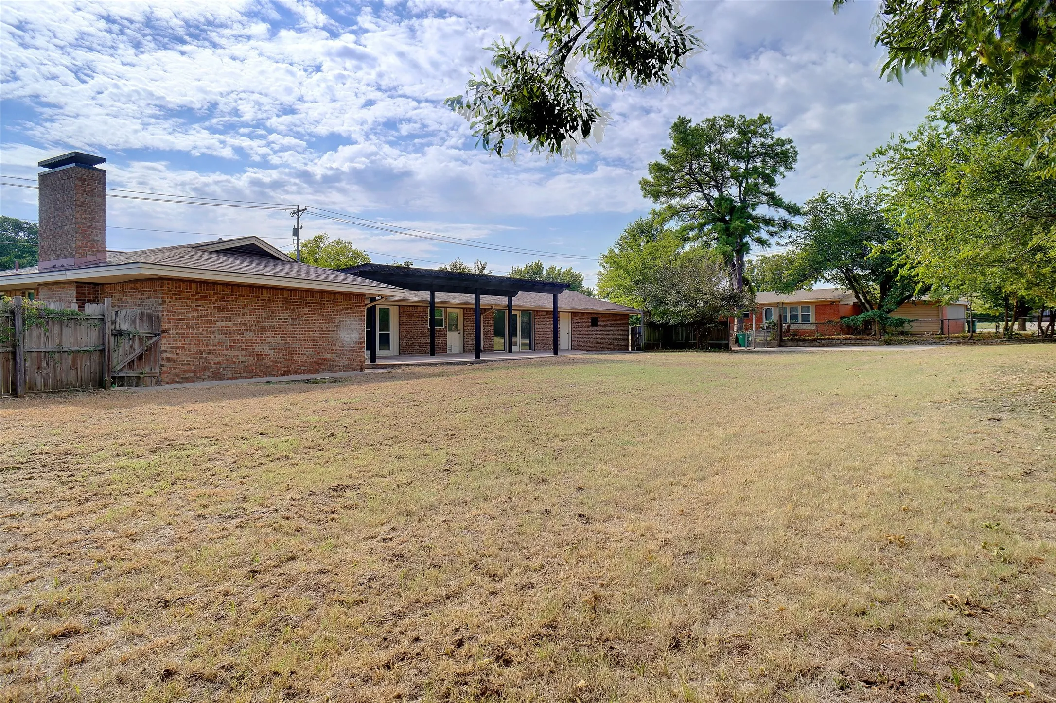 View of yard featuring a patio