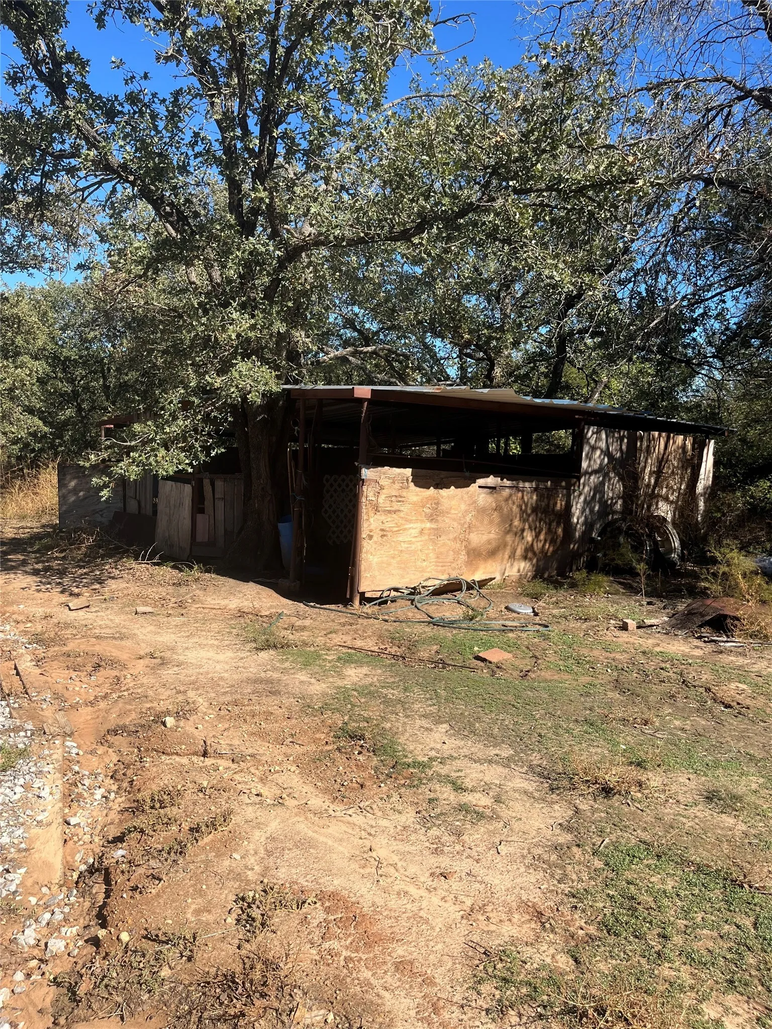 View of outdoor structure