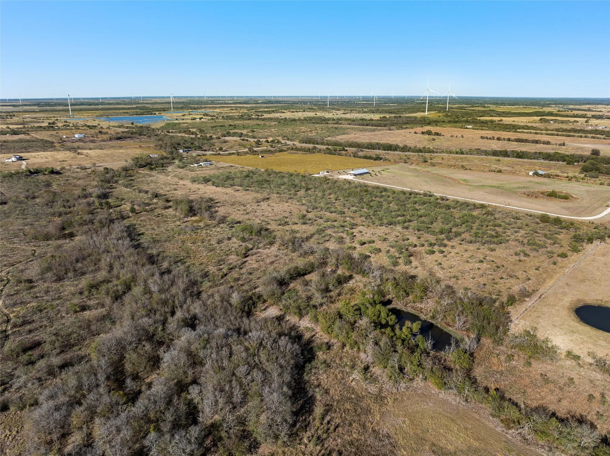 Aerial view featuring a rural view