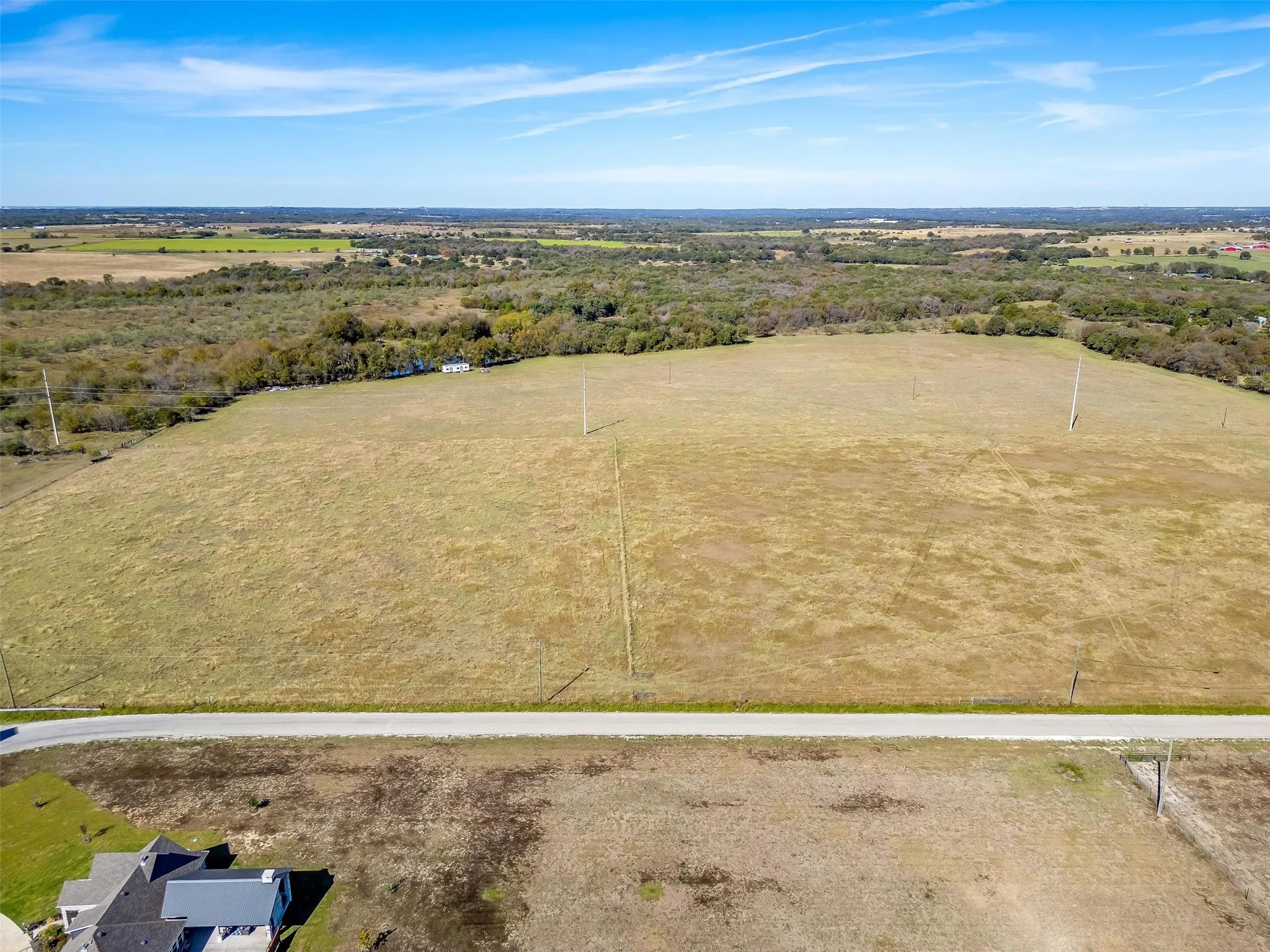 Bird's eye view with a rural view