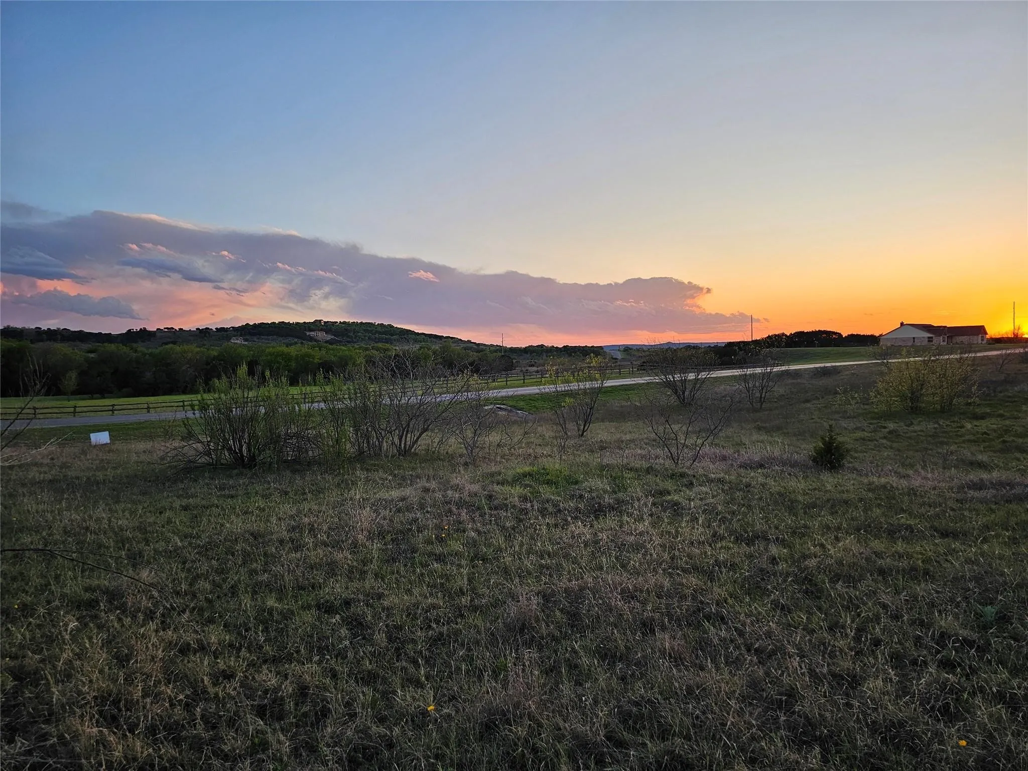 Mountain view with a rural view