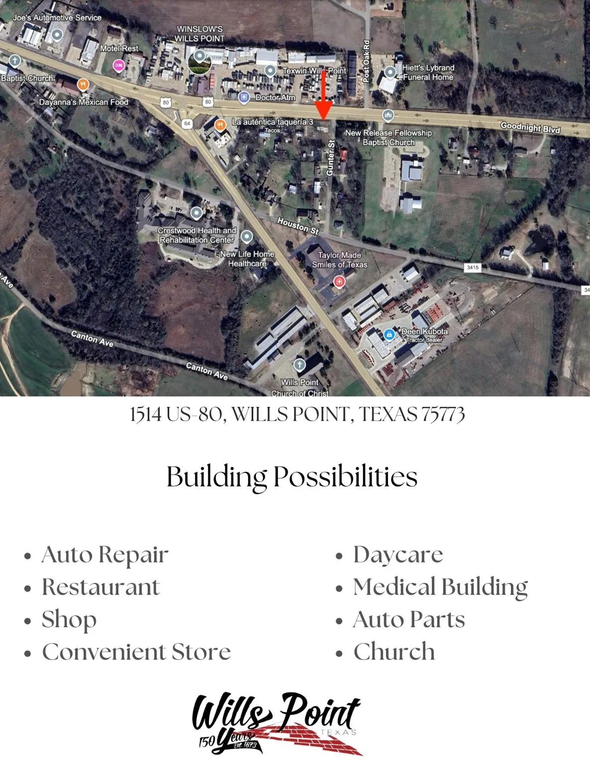 Unimproved Land For Sale in Van Zandt County , 1514 E US-80, Wills Point, Texas 75773, 0, 0, Garage spaces, 0 Sqft, built in 0, Price $199,991, mls#20777377, Real Estate Agent in Wills Point, Homes For Sale in Van Zandt county, Homes For Sale in Wills Point, Realtor in Wills Point Texas, Real Estate Brokerage Independent Realty Texas, Luminita Cordes Realtor