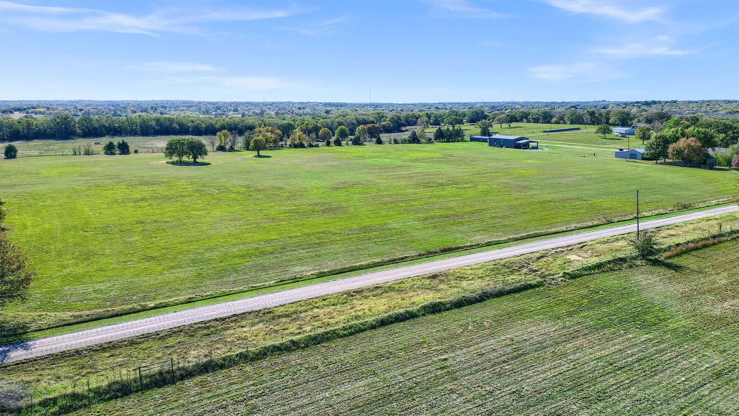 Bird's eye view with a rural view