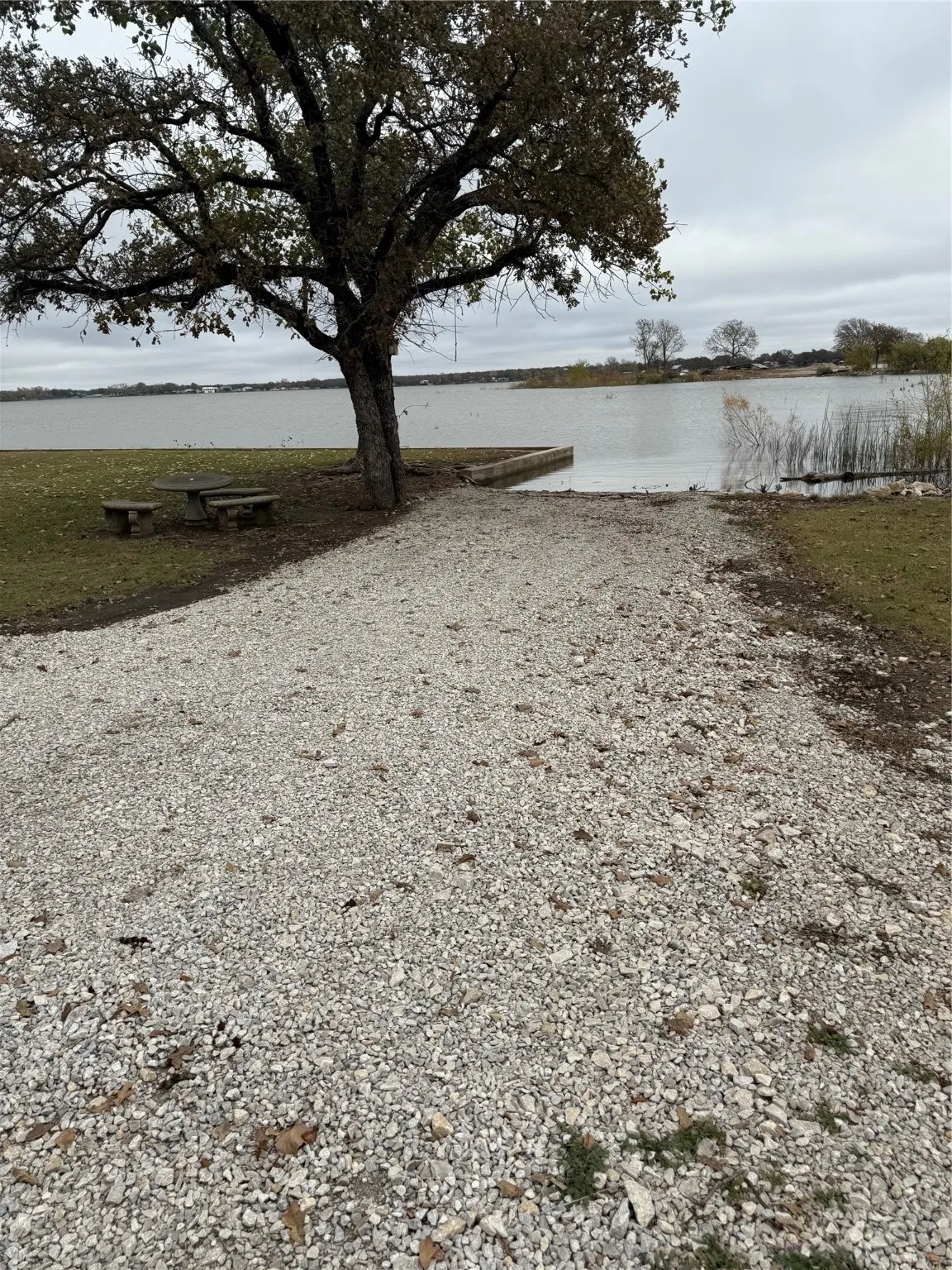 boat ramp looking east