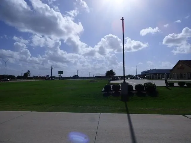 View of property's community with a yard
