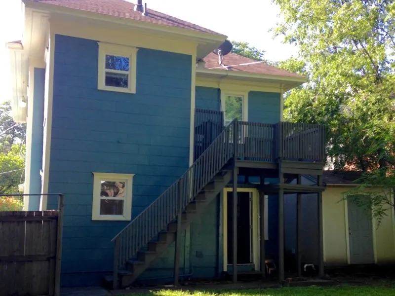 View of back of property