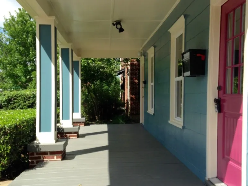 View of patio / terrace with a porch