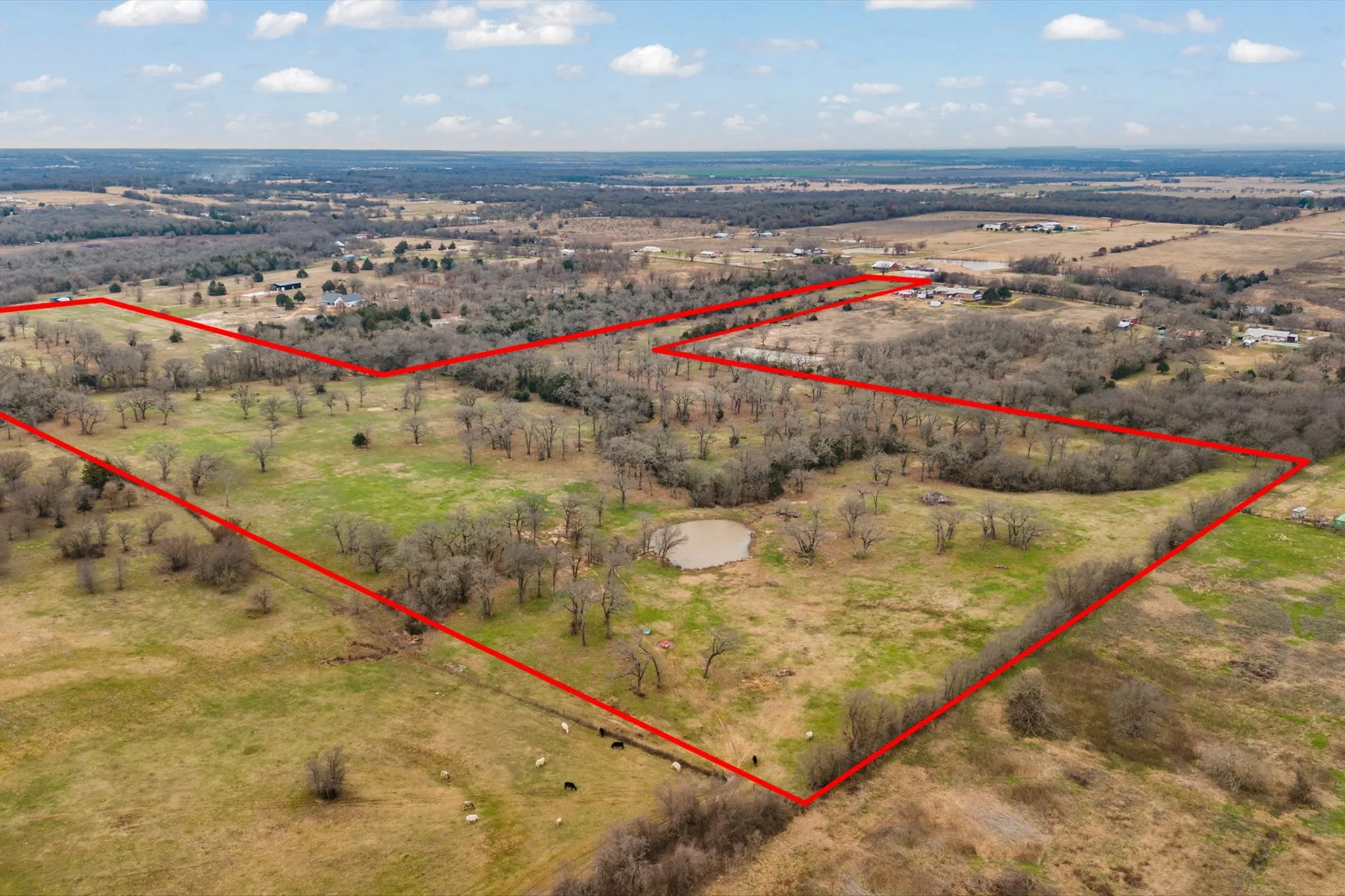 Bird's eye view featuring a rural view