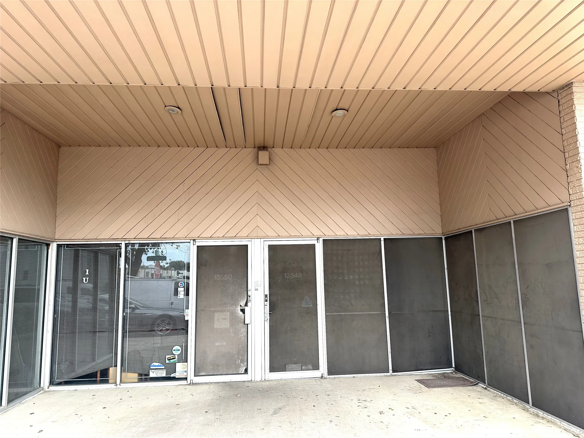 Doorway to property