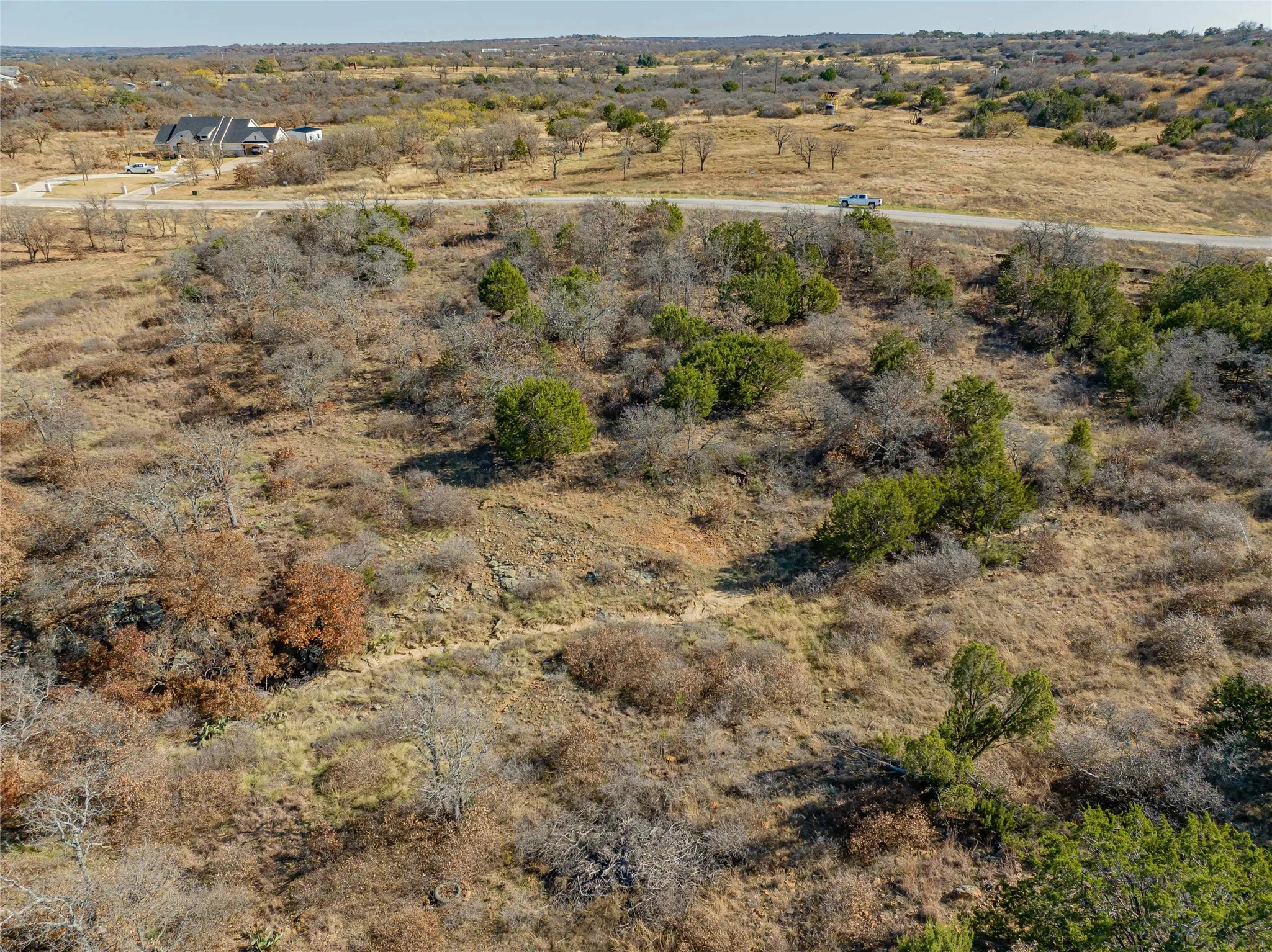 View of the backside of the lot
