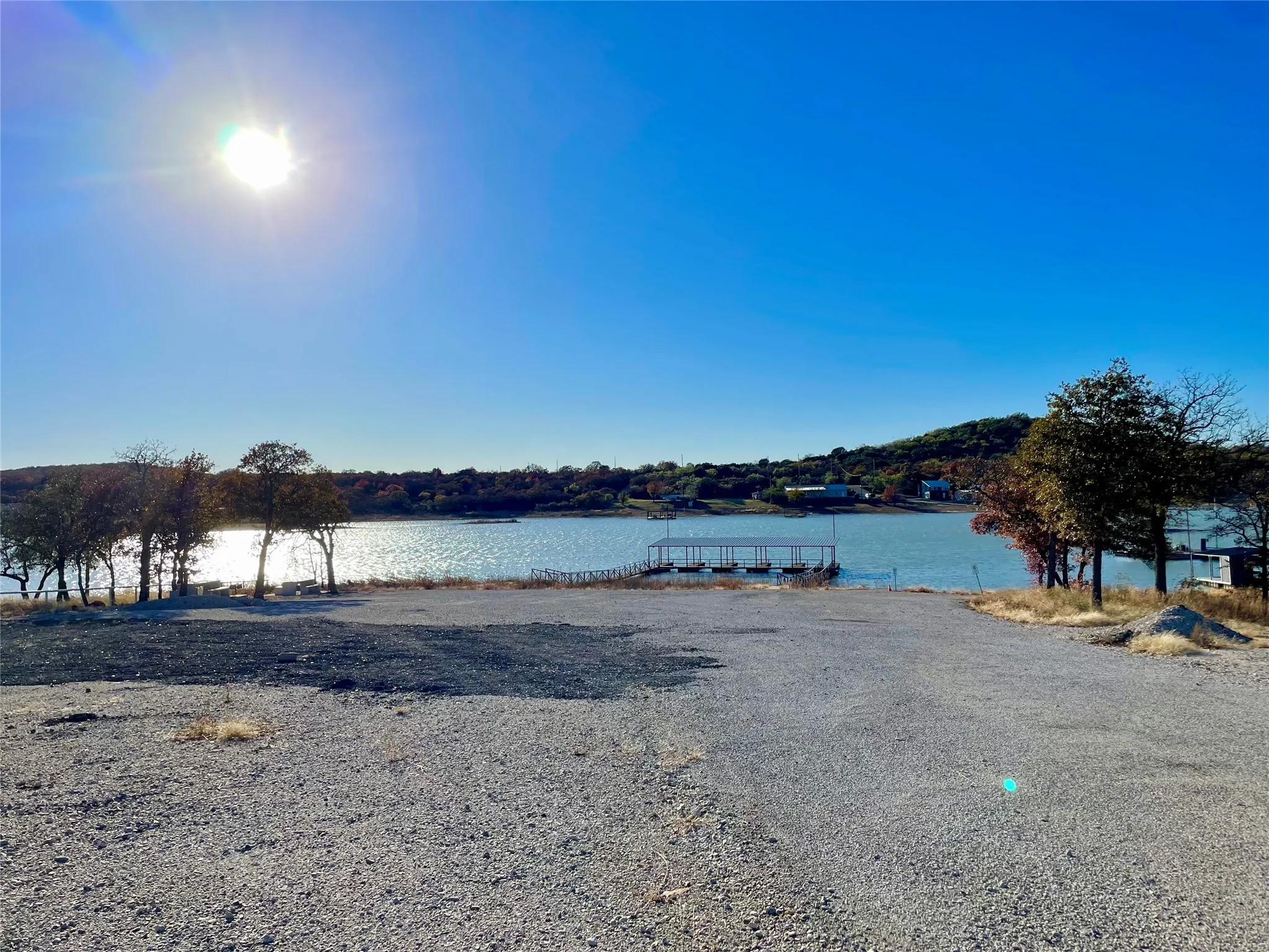 View of boat dock