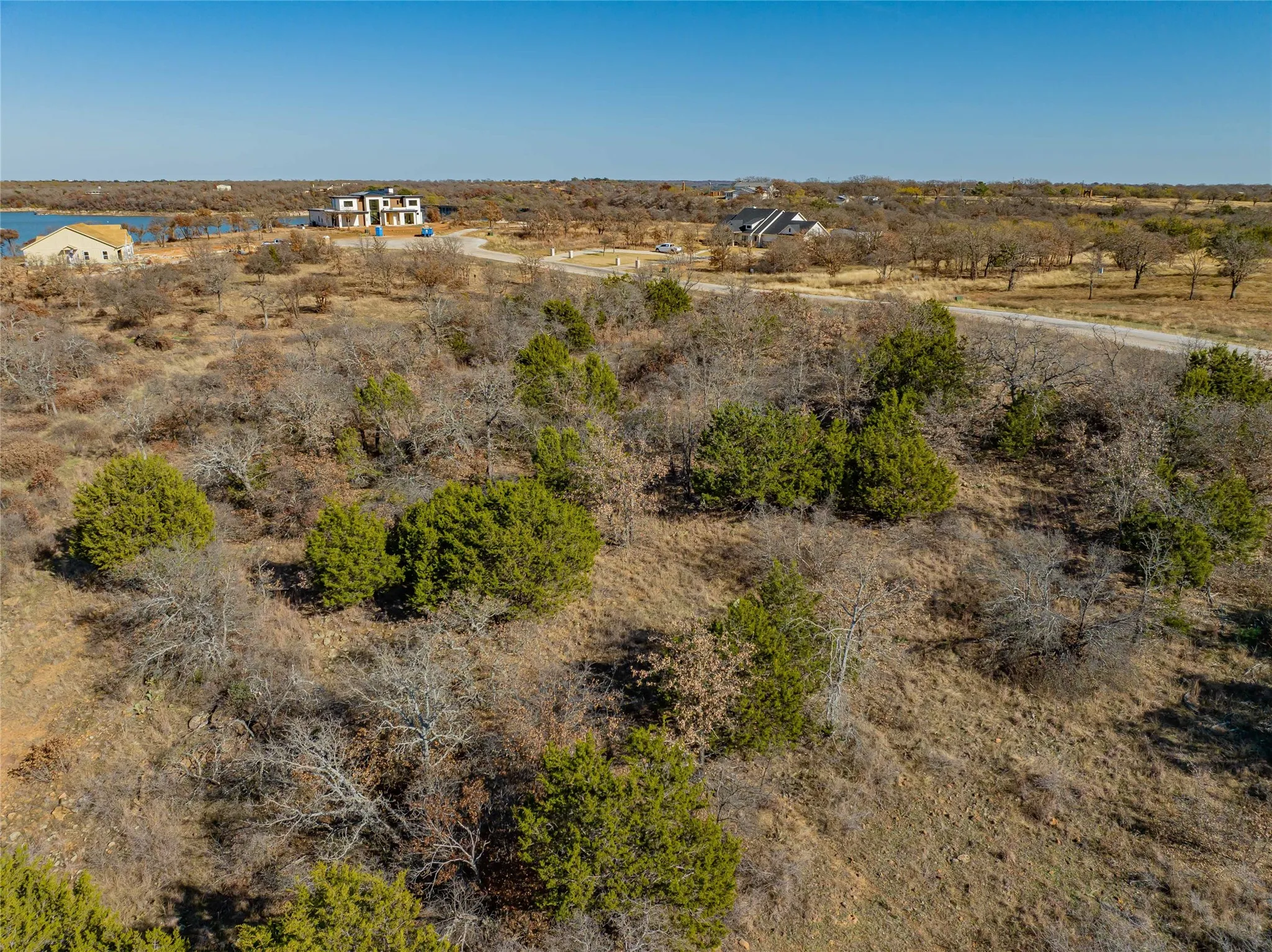 Bird's eye view featuring a rural view