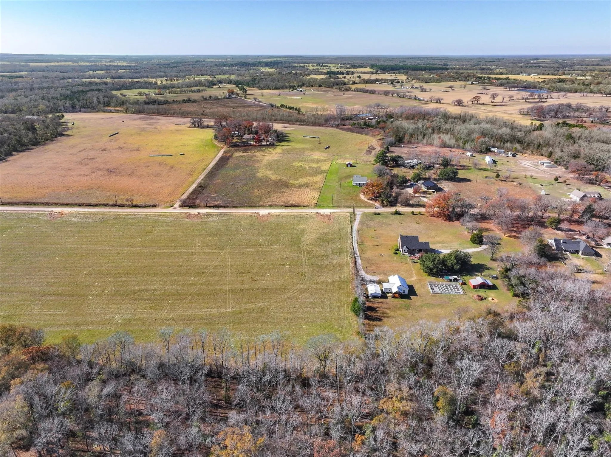 Bird's eye view with a rural view