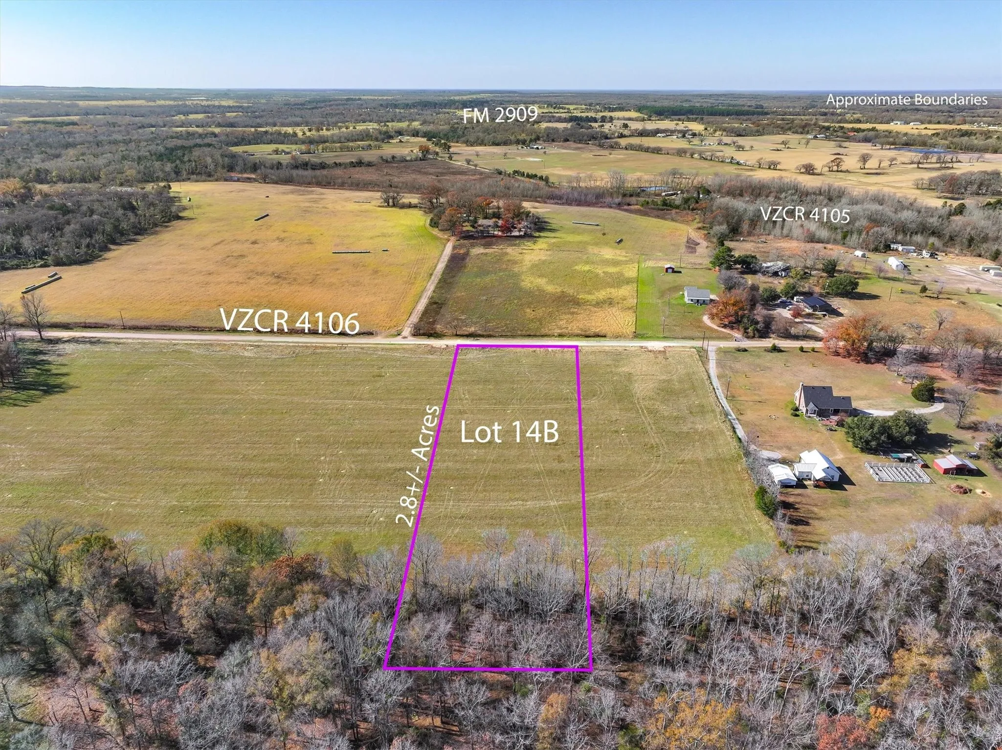 Aerial view featuring a rural view