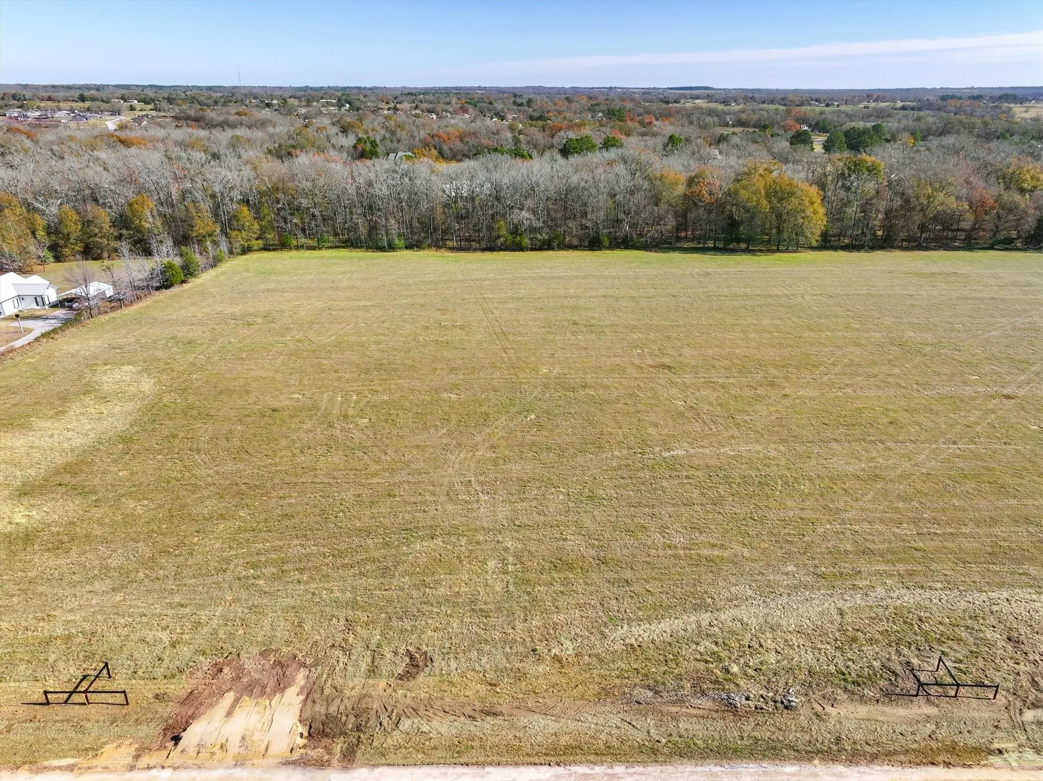 Drone / aerial view featuring a rural view